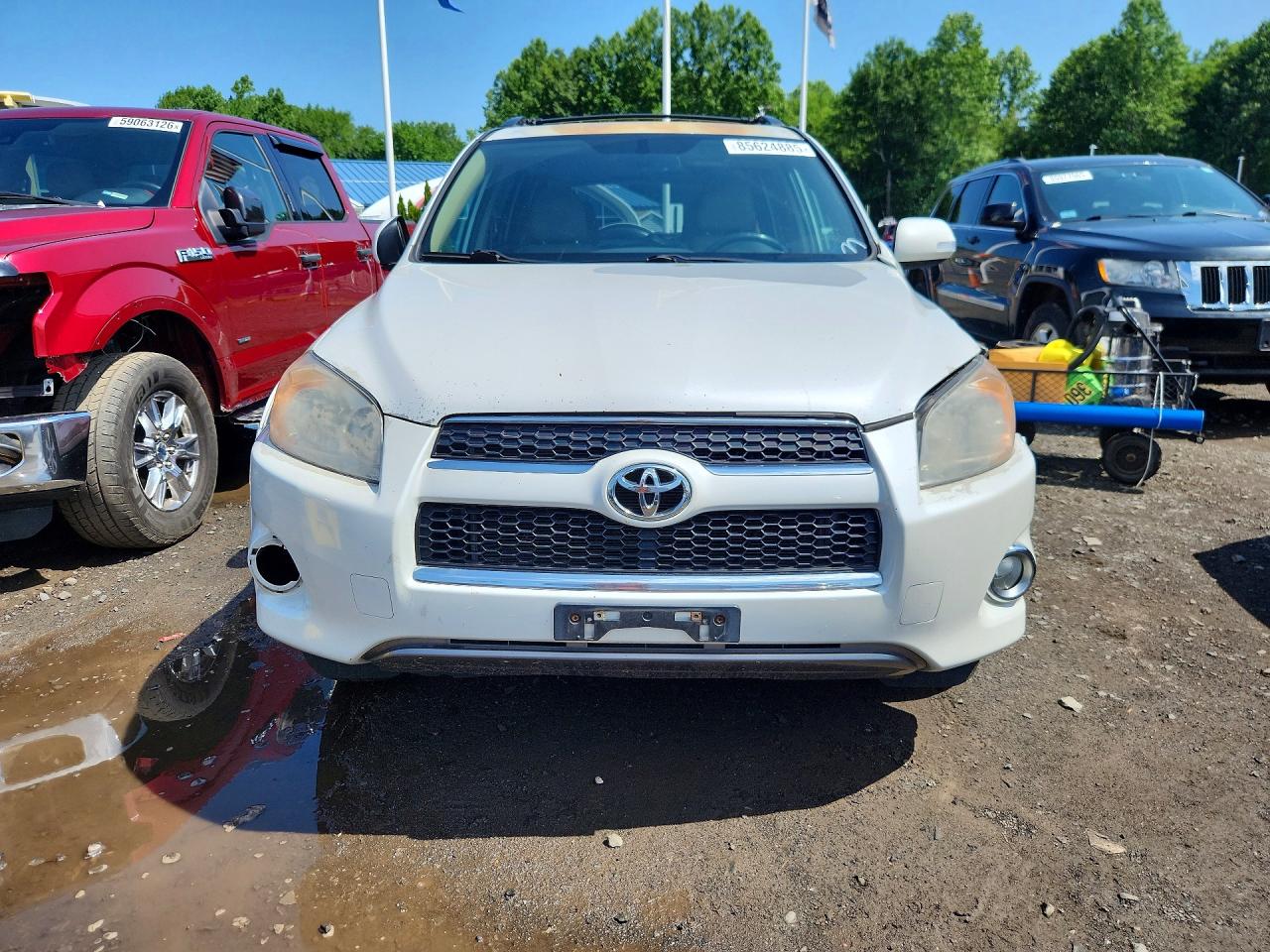 2011 Toyota Rav4 Limited Белый vin: 2T3DF4DV2BW176852