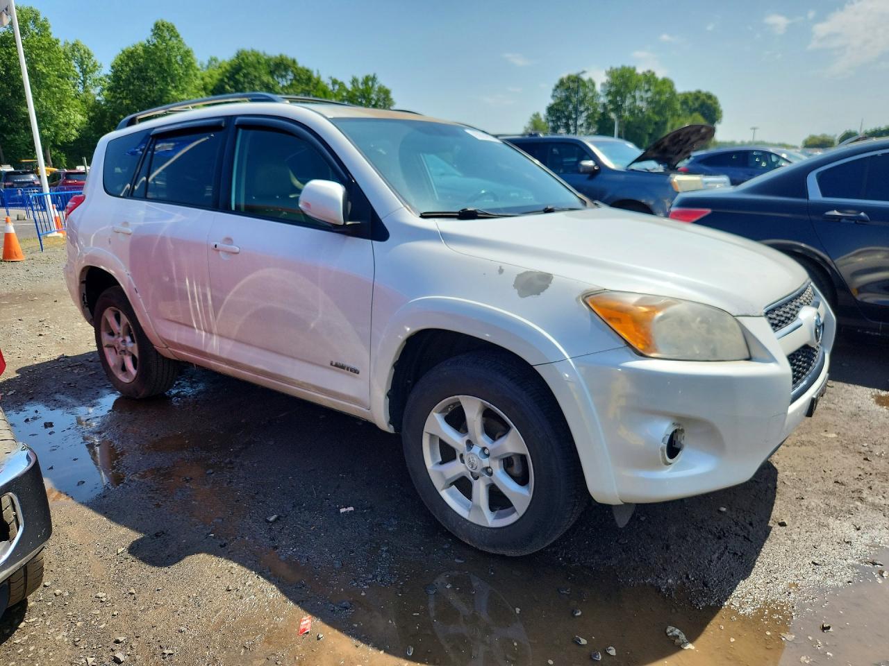 2011 Toyota Rav4 Limited Белый vin: 2T3DF4DV2BW176852