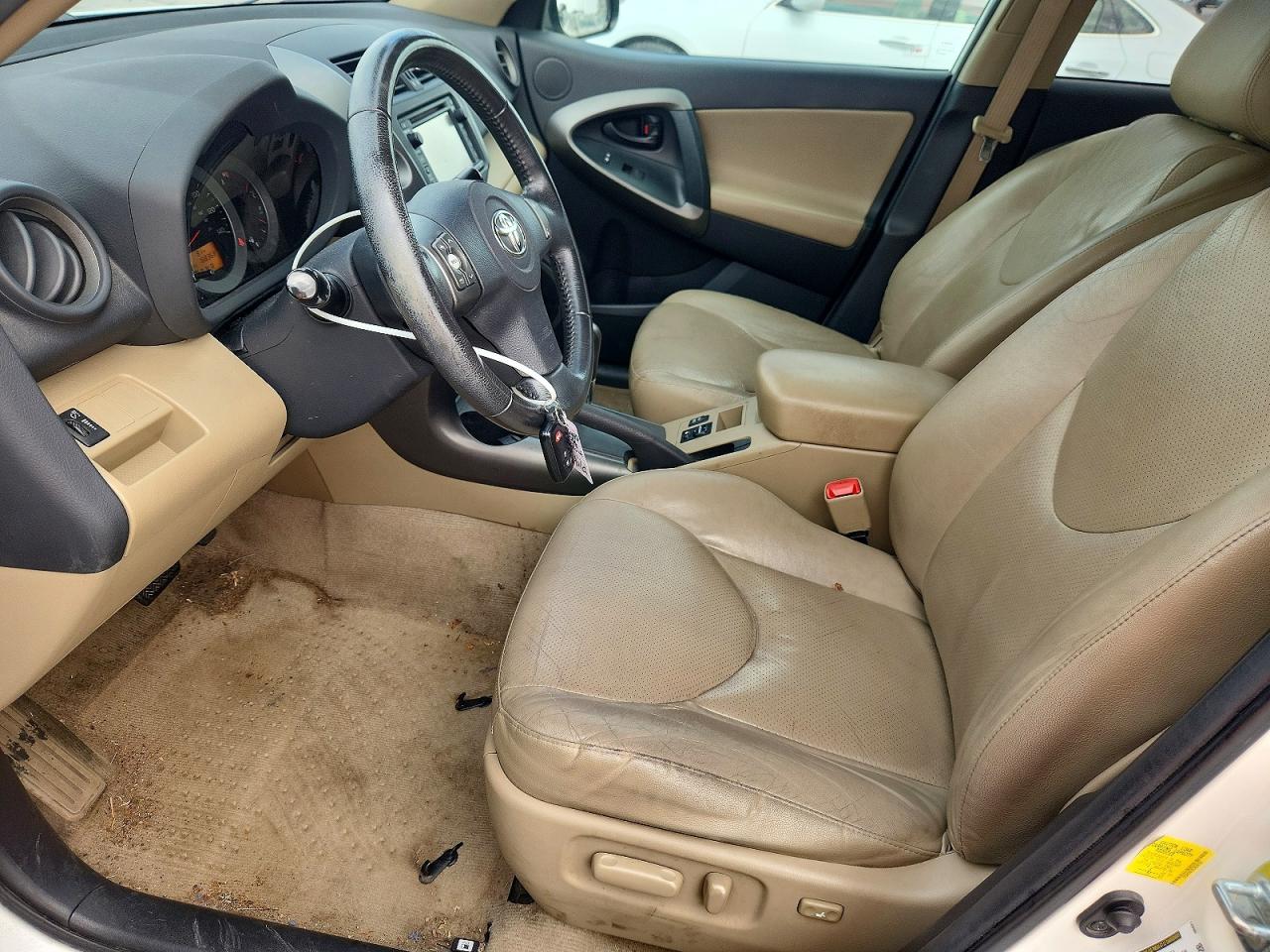 2012 Toyota Rav4 Limited White vin: 2T3DF4DV2CW200133
