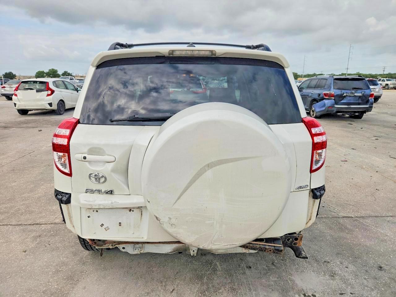 2012 Toyota Rav4 Limited White vin: 2T3DF4DV2CW200133