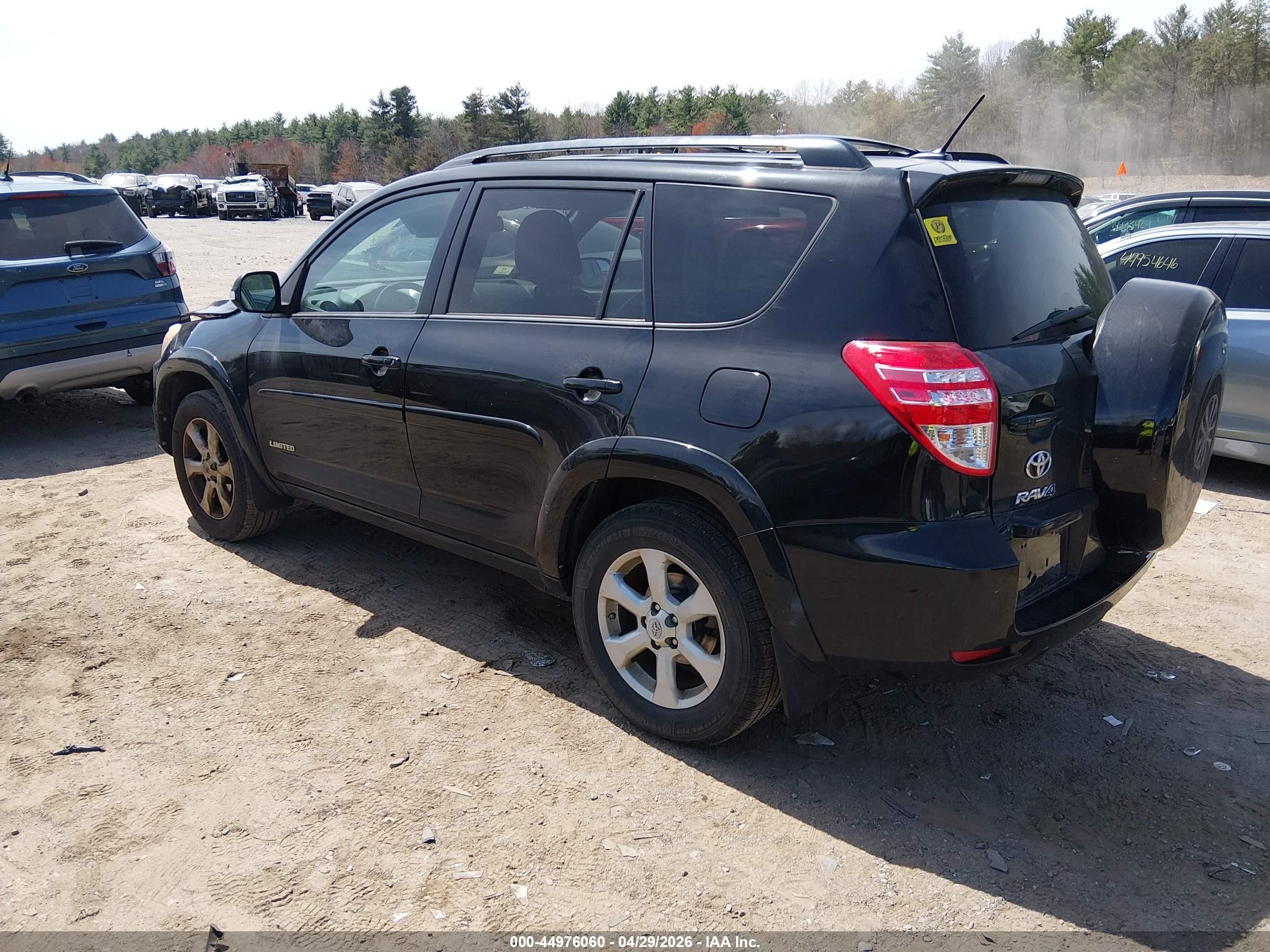 2012 Toyota Rav4 Limited Black vin: 2T3DF4DV2CW212377