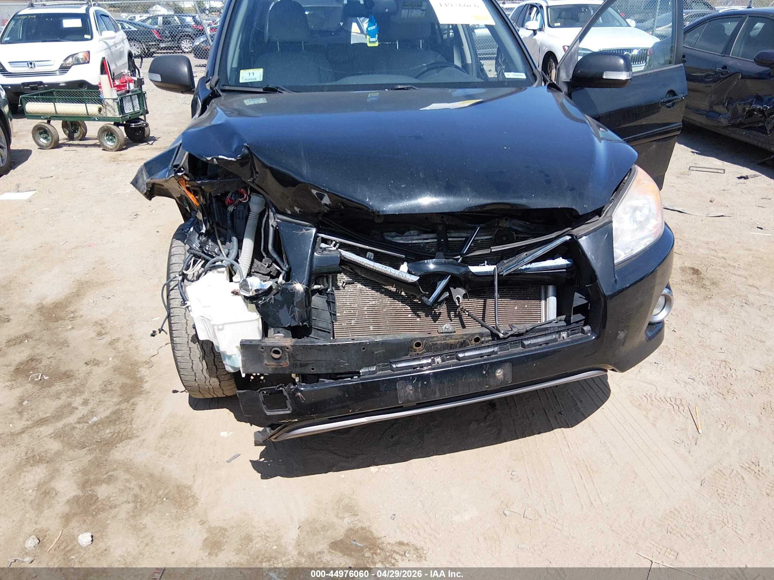 2012 Toyota Rav4 Limited Black vin: 2T3DF4DV2CW212377