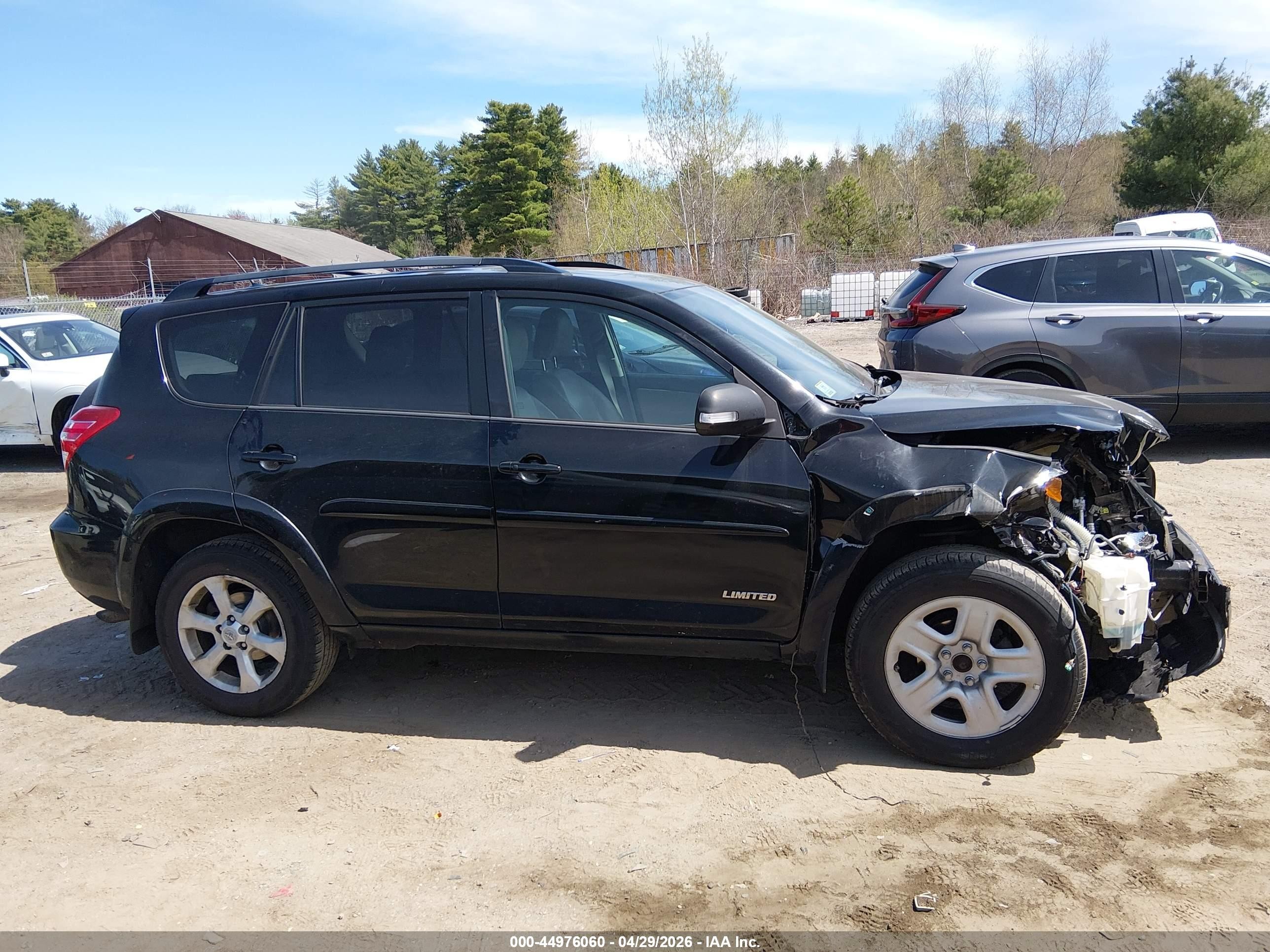 2012 Toyota Rav4 Limited Black vin: 2T3DF4DV2CW212377