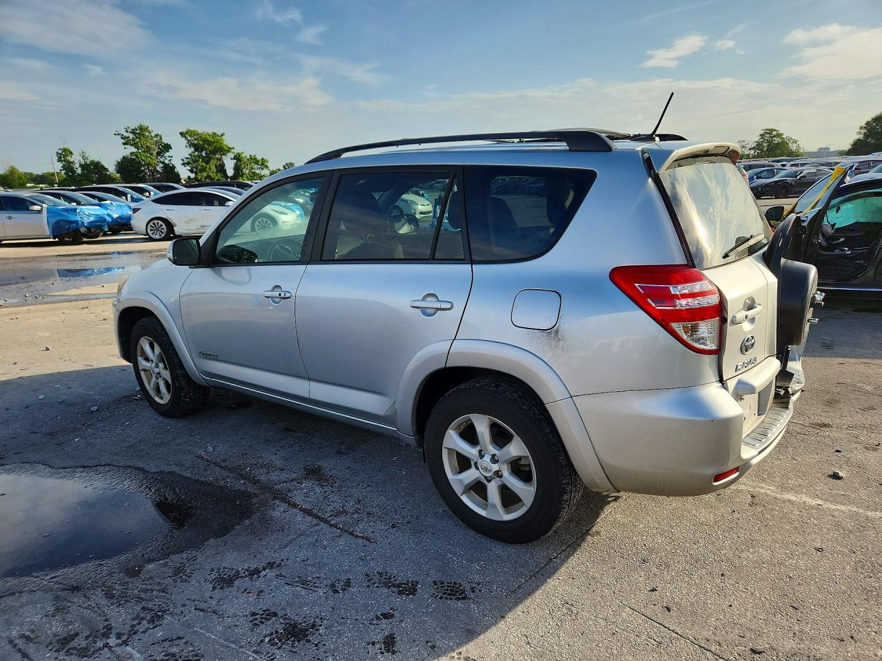 2012 Toyota Rav4 Limited Silver vin: 2T3DF4DV2CW215277