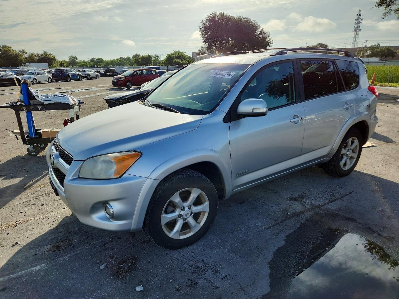 2012 Toyota Rav4 Limited Silver vin: 2T3DF4DV2CW215277