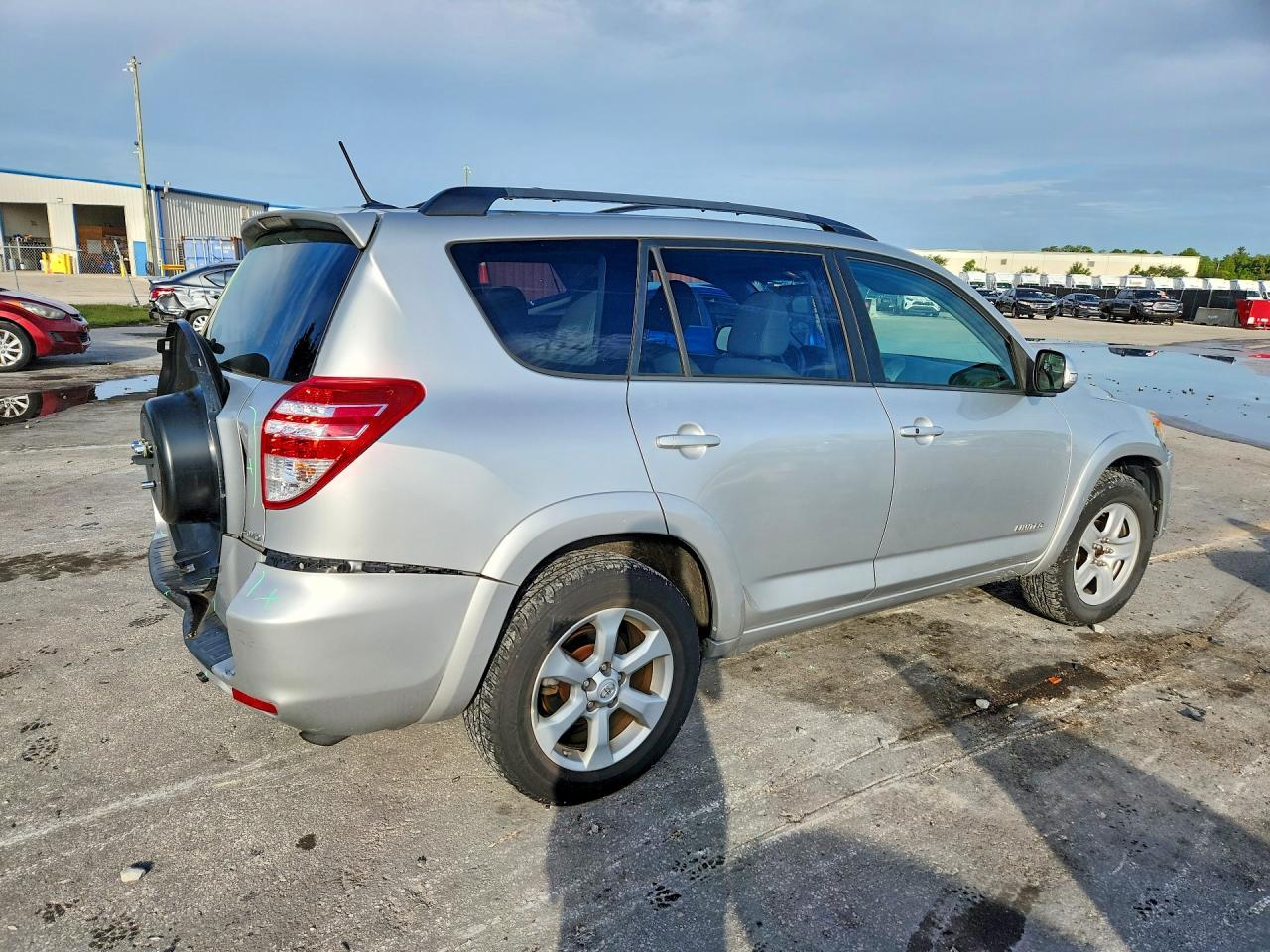 2012 Toyota Rav4 Limited Silver vin: 2T3DF4DV2CW215277