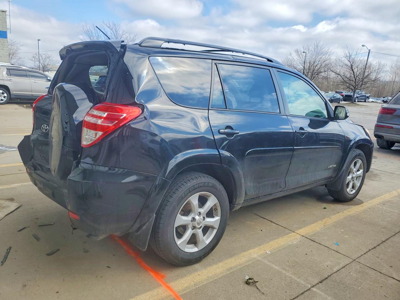2012 Toyota Rav4 Limited Black vin: 2T3DF4DV2CW217711