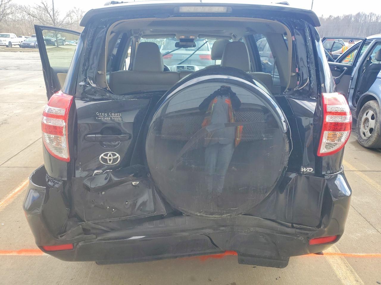 2012 Toyota Rav4 Limited Black vin: 2T3DF4DV2CW217711