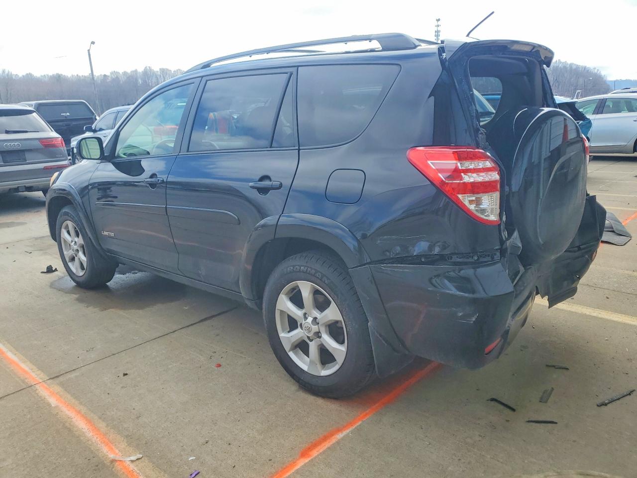 2012 Toyota Rav4 Limited Black vin: 2T3DF4DV2CW217711