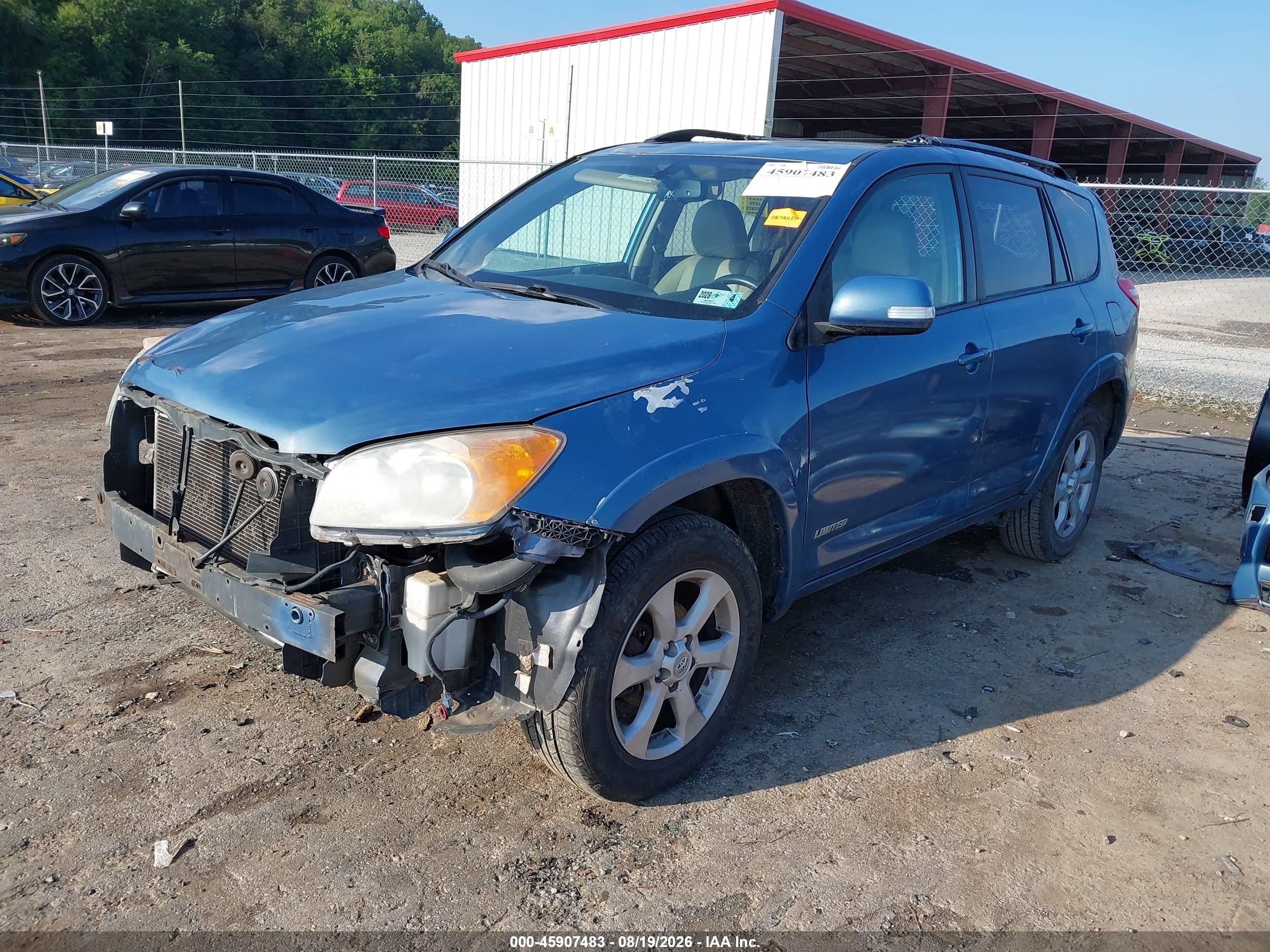 2012 Toyota Rav4 Limited Blue vin: 2T3DF4DV2CW251261