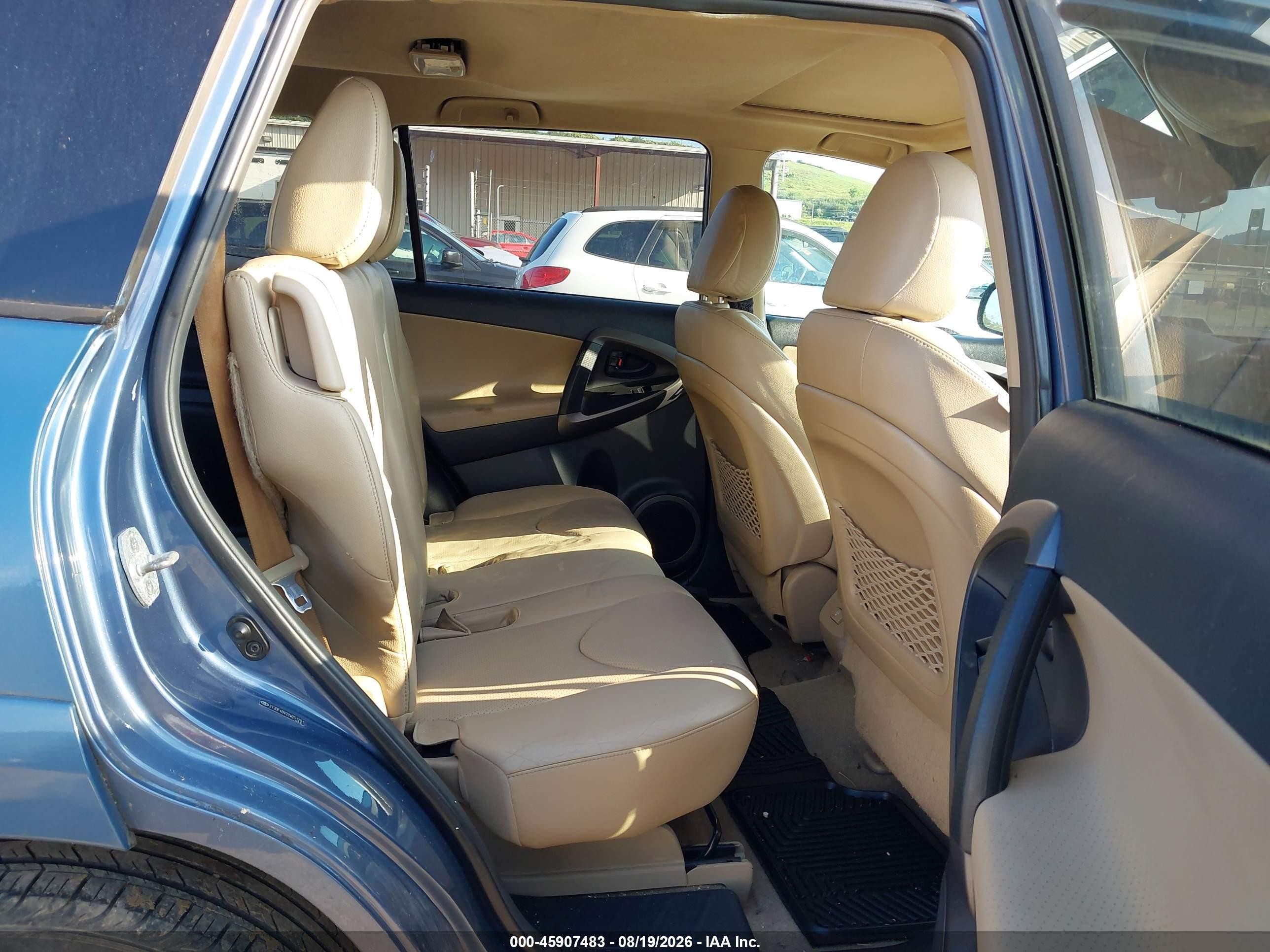 2012 Toyota Rav4 Limited Blue vin: 2T3DF4DV2CW251261