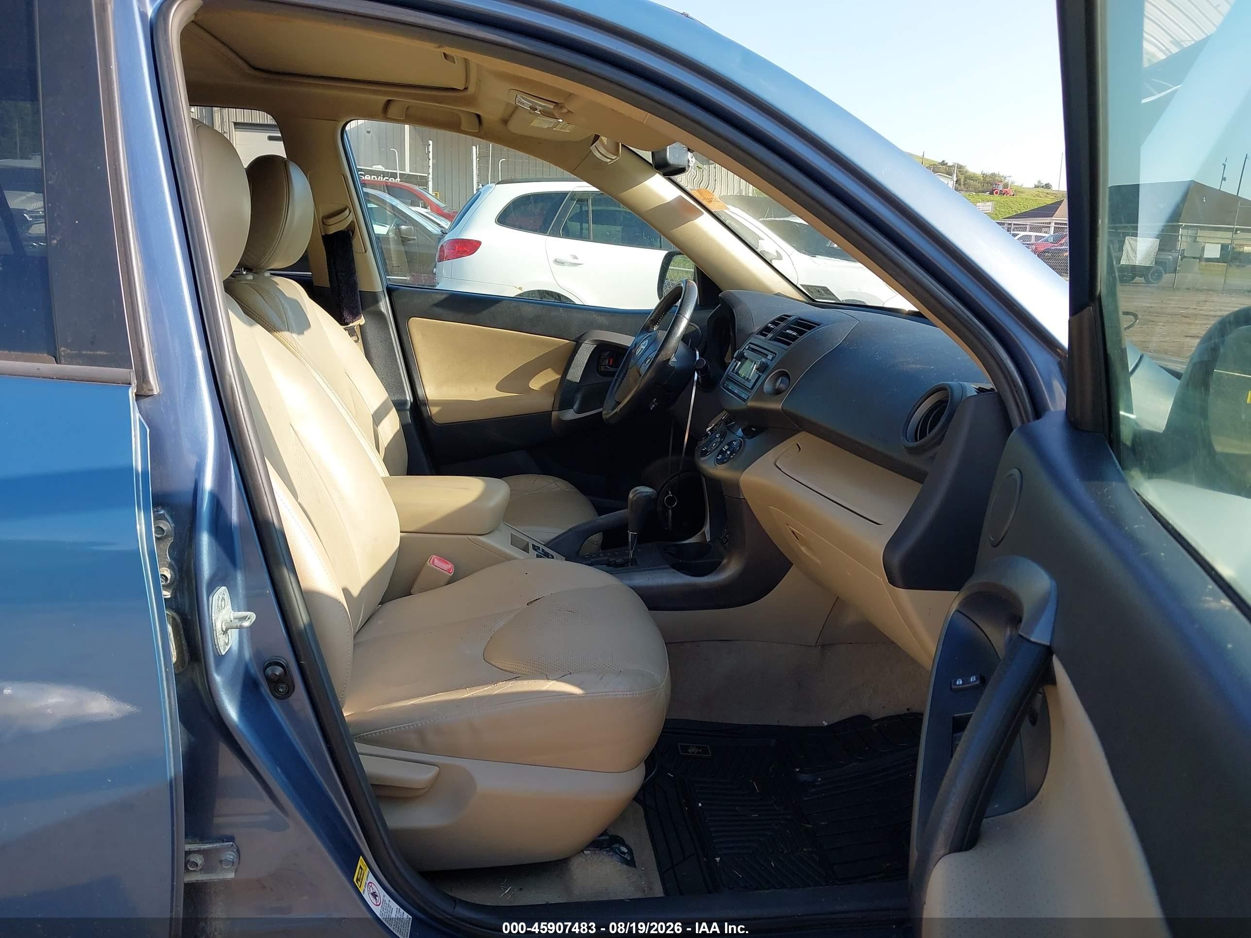 2012 Toyota Rav4 Limited Blue vin: 2T3DF4DV2CW251261