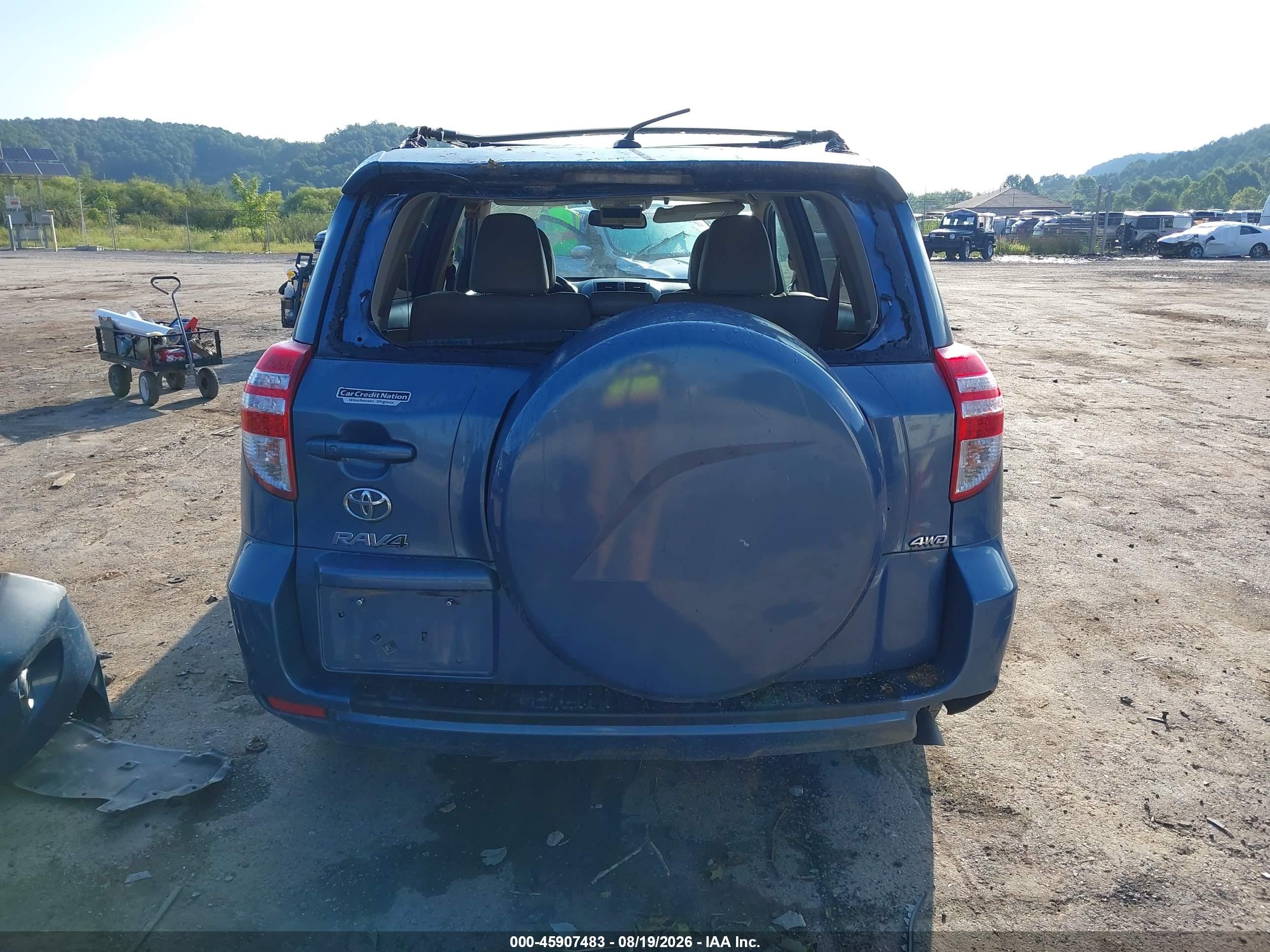 2012 Toyota Rav4 Limited Blue vin: 2T3DF4DV2CW251261