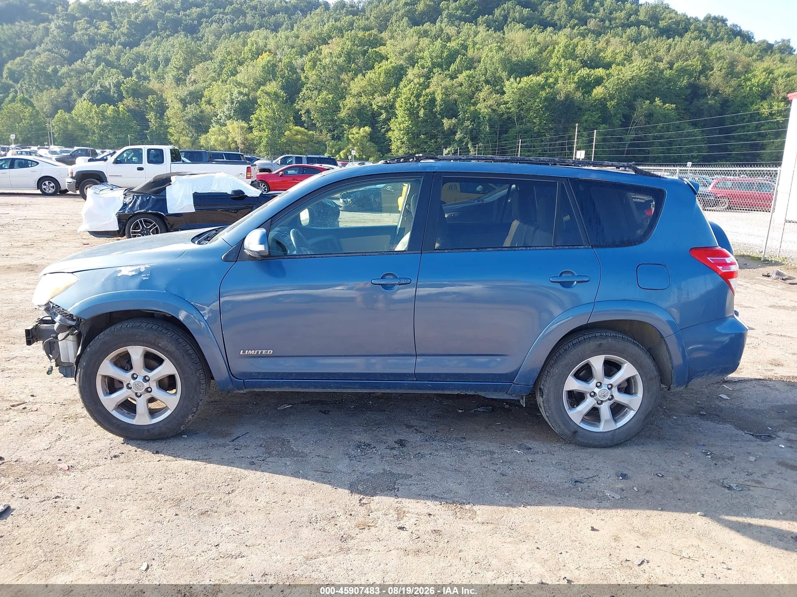 2012 Toyota Rav4 Limited Blue vin: 2T3DF4DV2CW251261