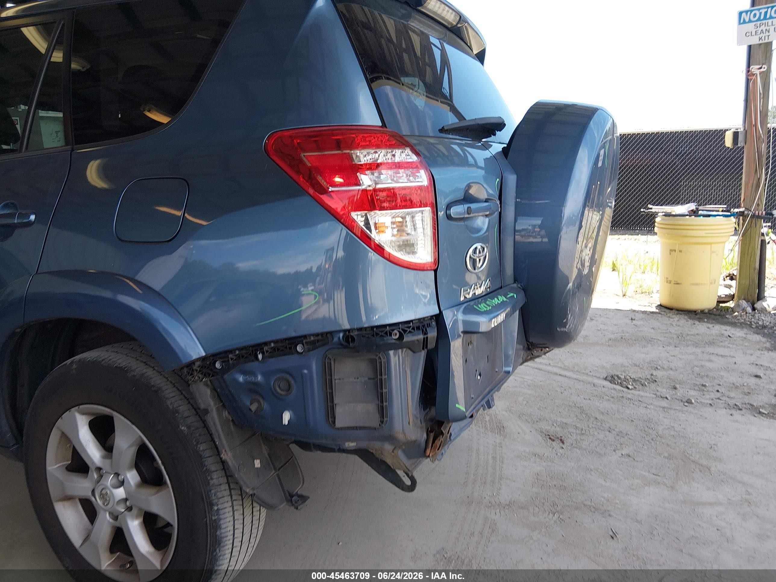 2012 Toyota Rav4 Limited Blue vin: 2T3DF4DV2CW257111