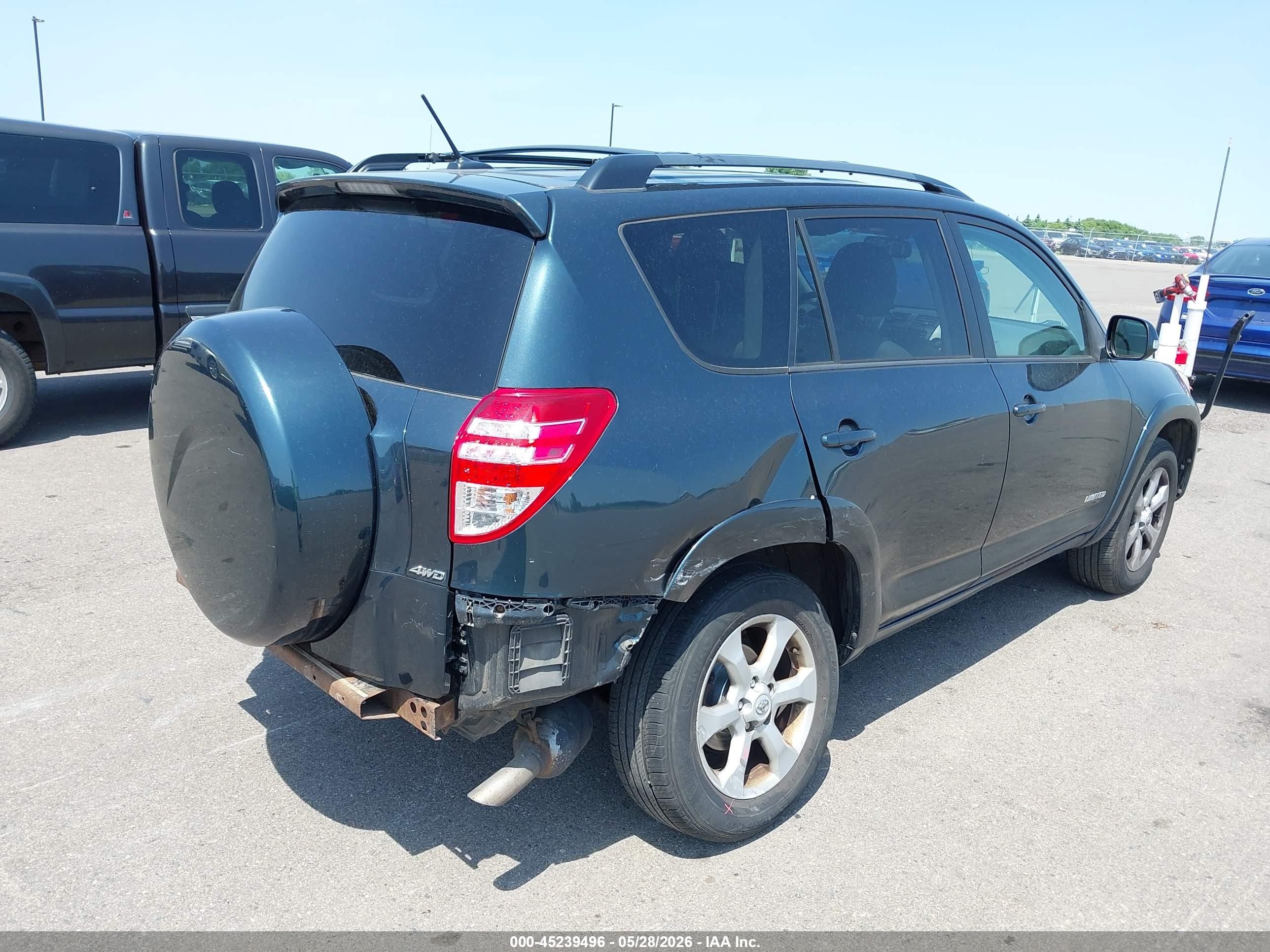 2011 Toyota Rav4 Limited Black vin: 2T3DF4DV3BW100072