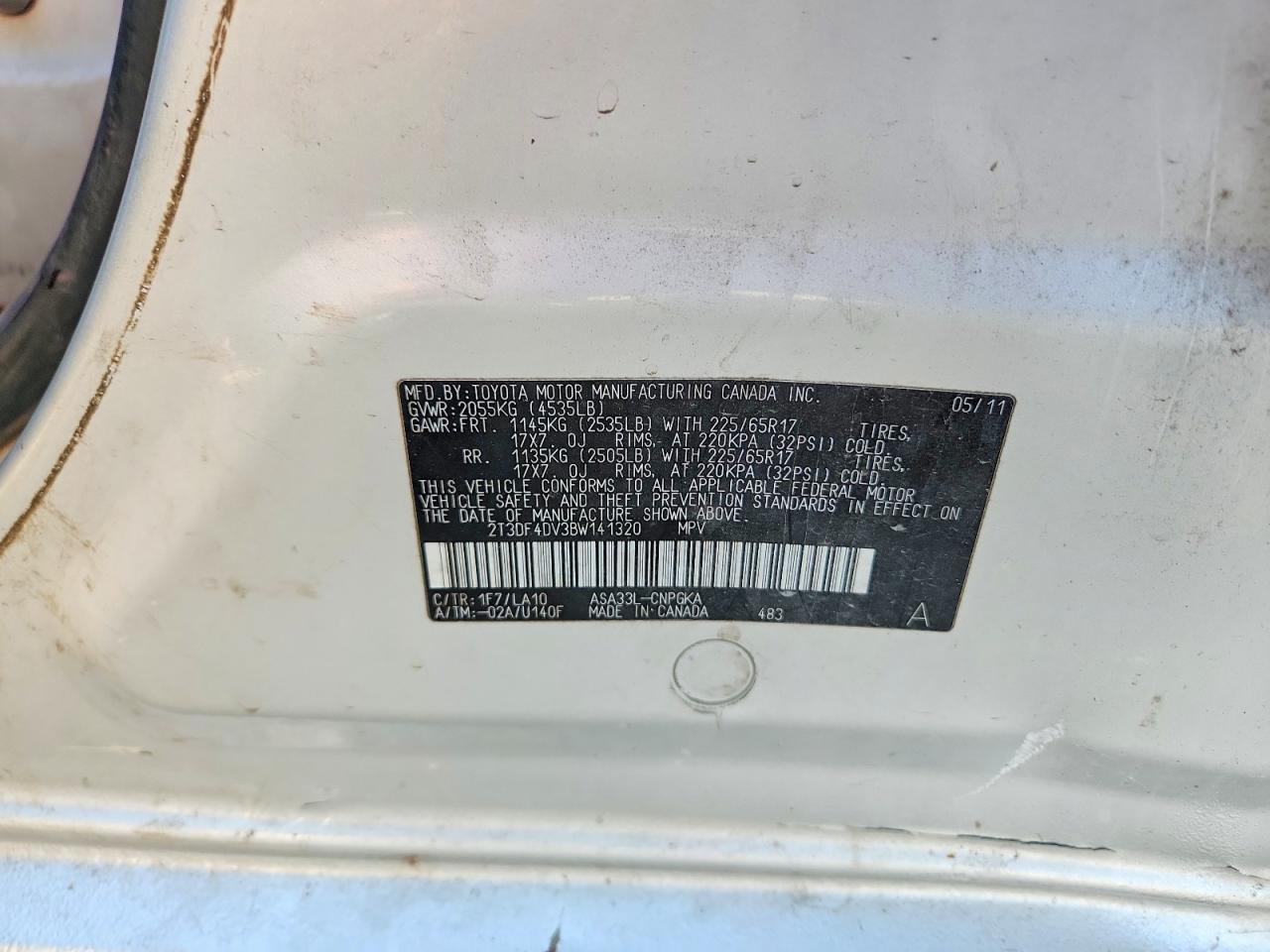 2011 Toyota Rav4 Limited Gray vin: 2T3DF4DV3BW141320