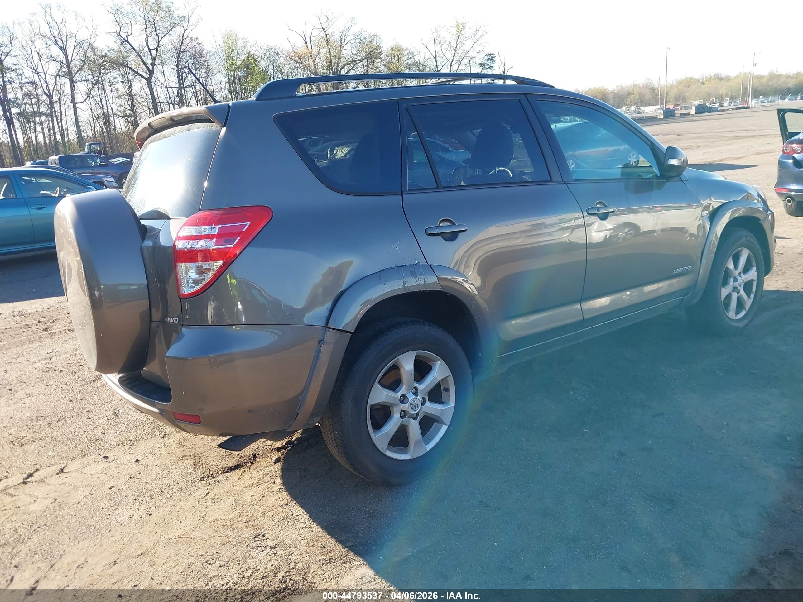 2011 Toyota Rav4 Limited Gray vin: 2T3DF4DV3BW163866