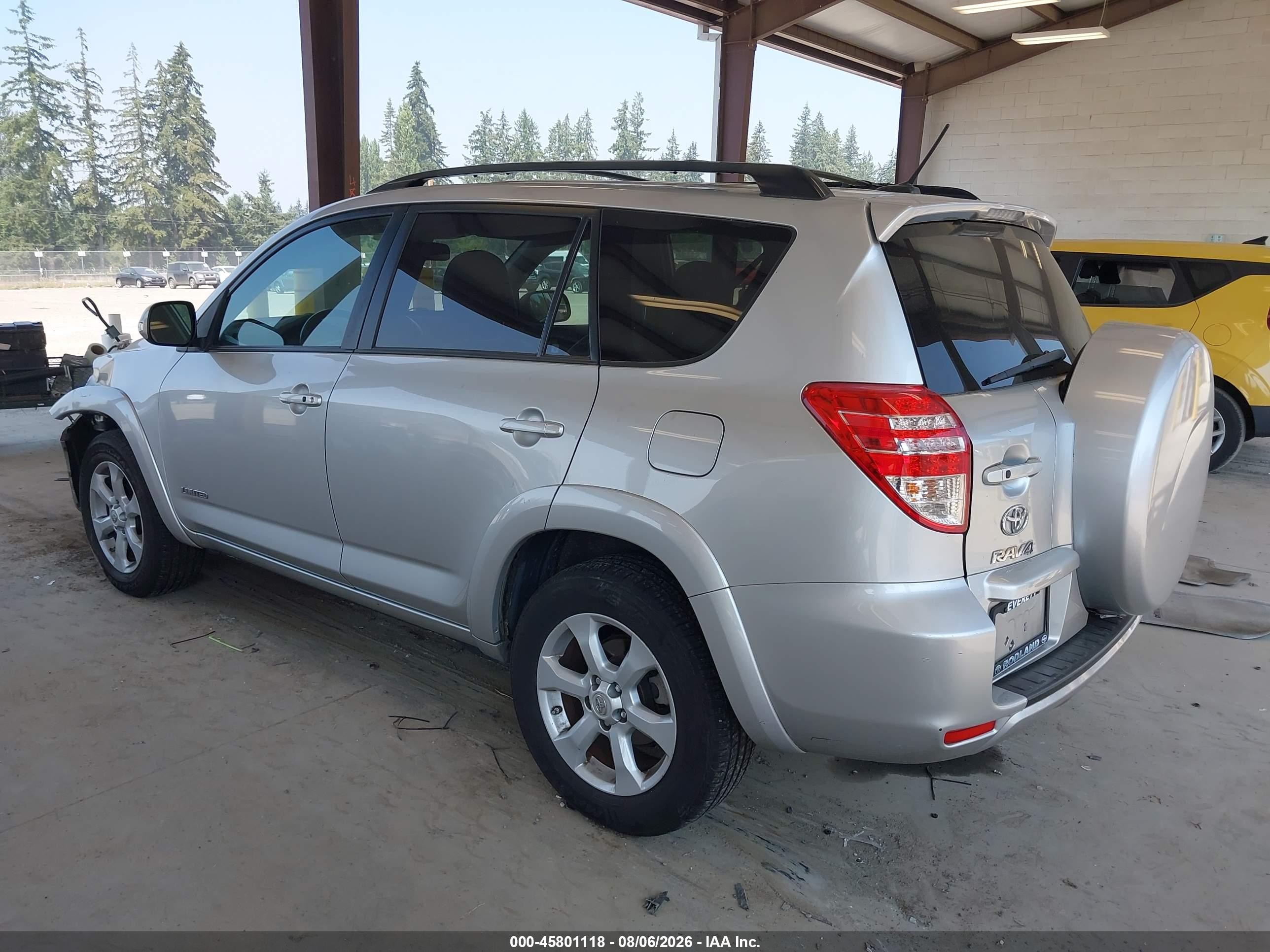 2012 Toyota Rav4 Limited Silver vin: 2T3DF4DV3CW186498