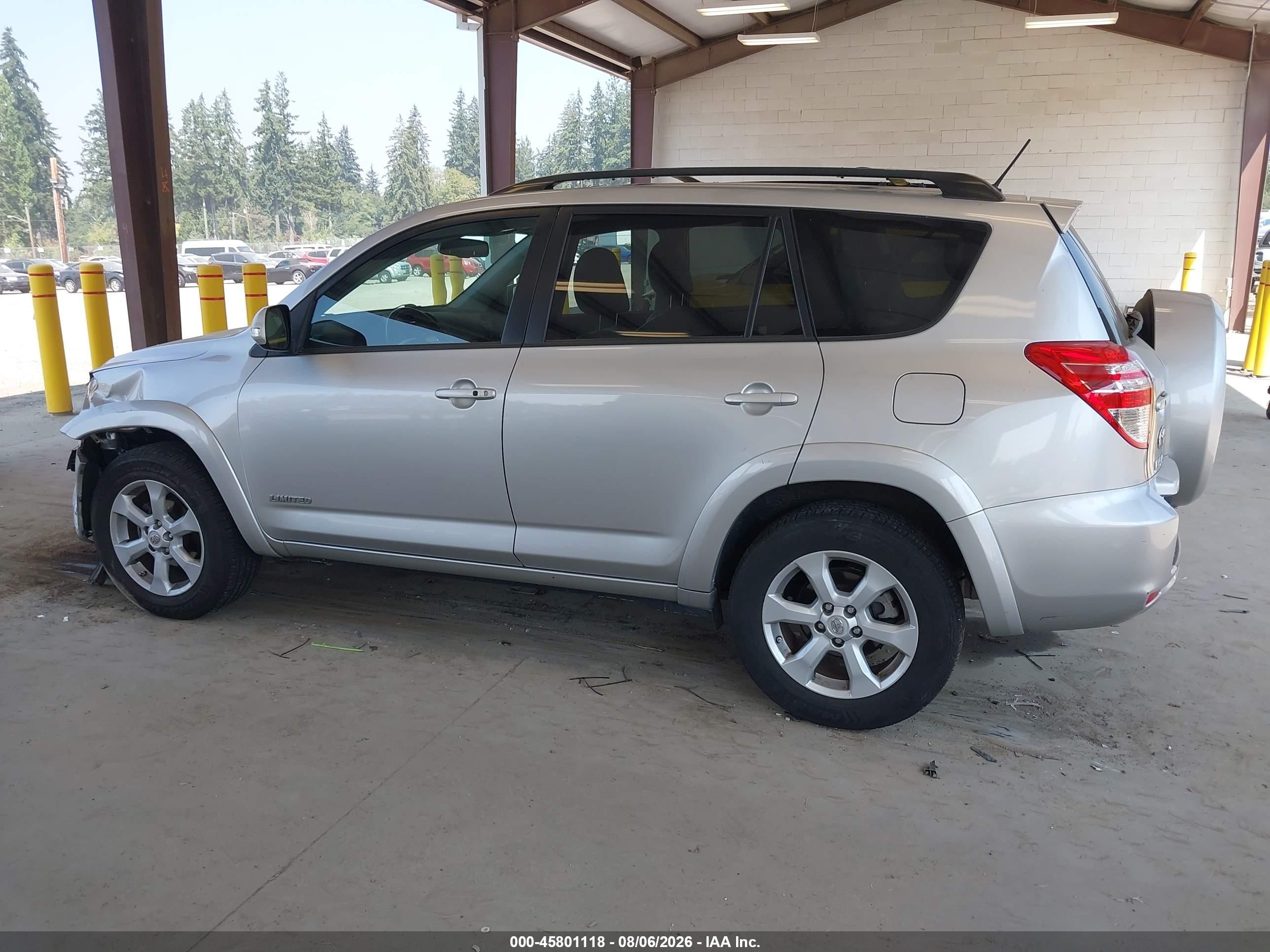 2012 Toyota Rav4 Limited Silver vin: 2T3DF4DV3CW186498