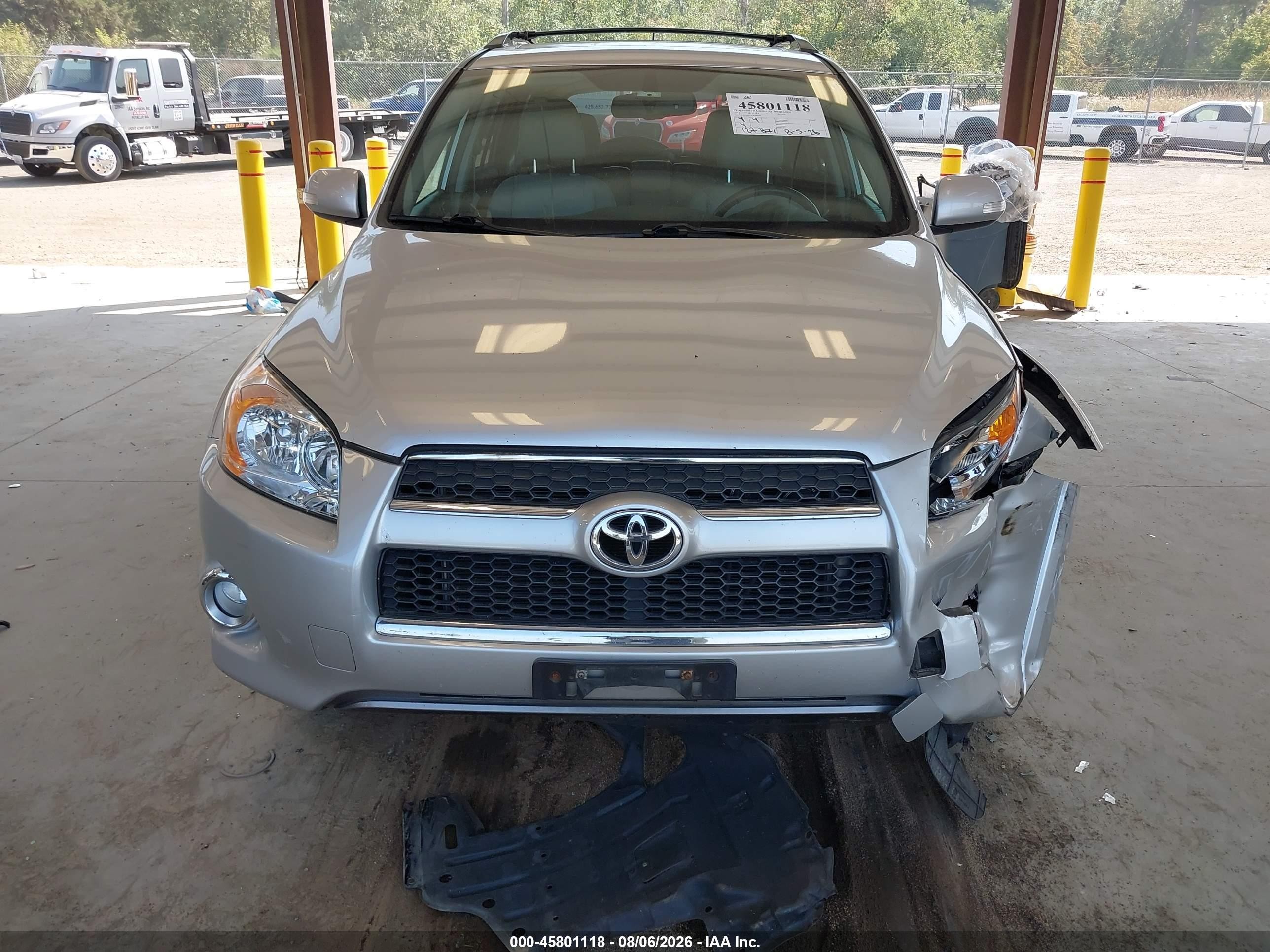 2012 Toyota Rav4 Limited Silver vin: 2T3DF4DV3CW186498