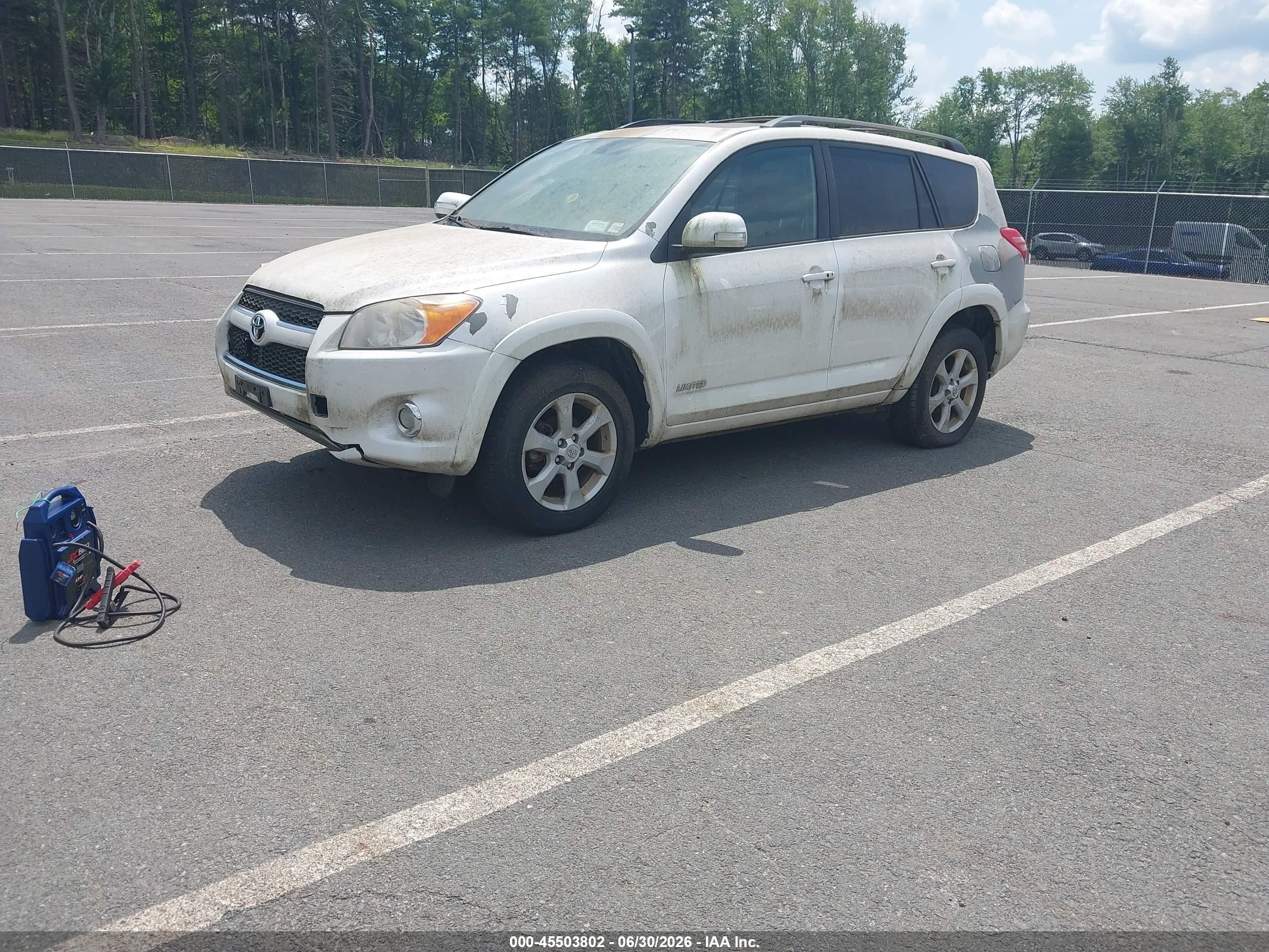 2012 Toyota Rav4 Limited White vin: 2T3DF4DV3CW249678
