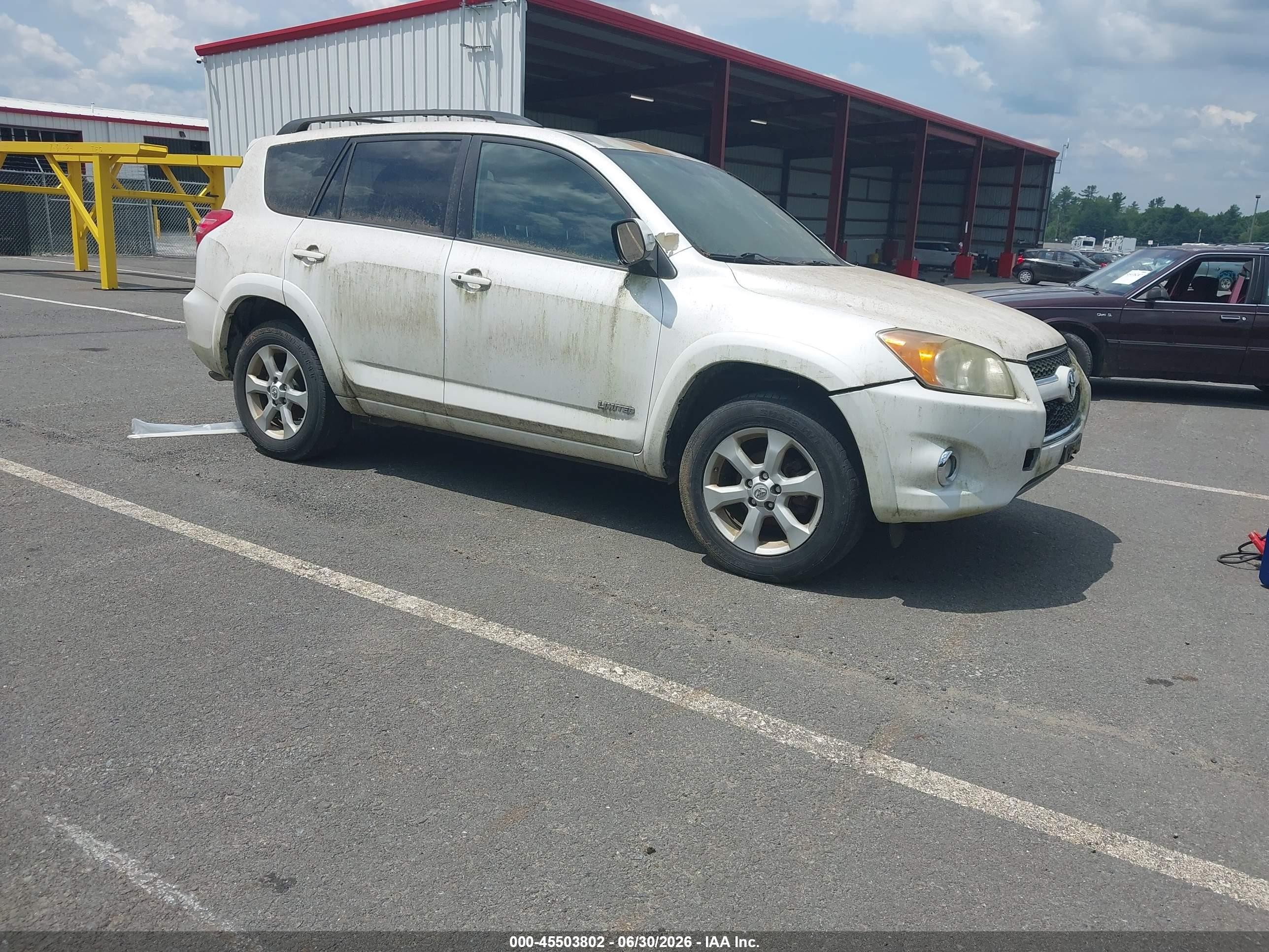 2012 Toyota Rav4 Limited White vin: 2T3DF4DV3CW249678