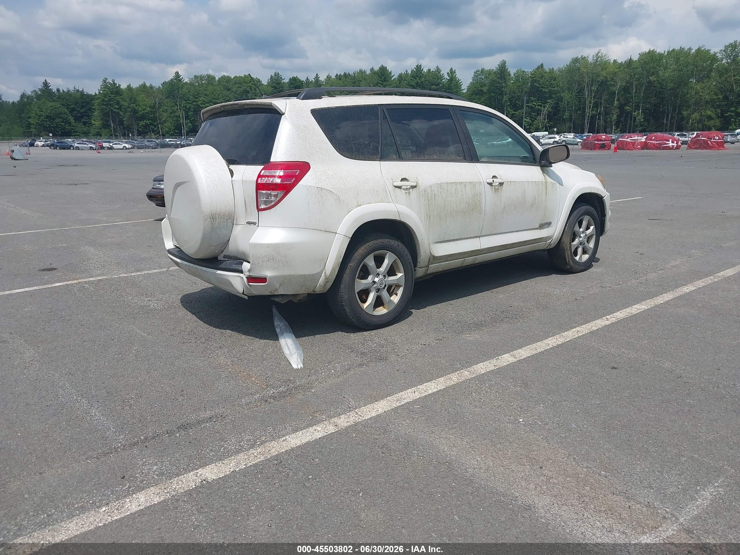 2012 Toyota Rav4 Limited White vin: 2T3DF4DV3CW249678