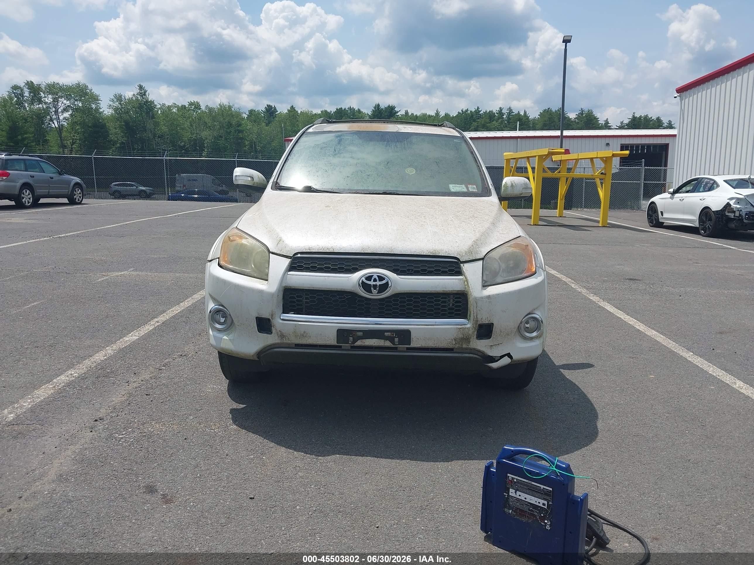 2012 Toyota Rav4 Limited White vin: 2T3DF4DV3CW249678