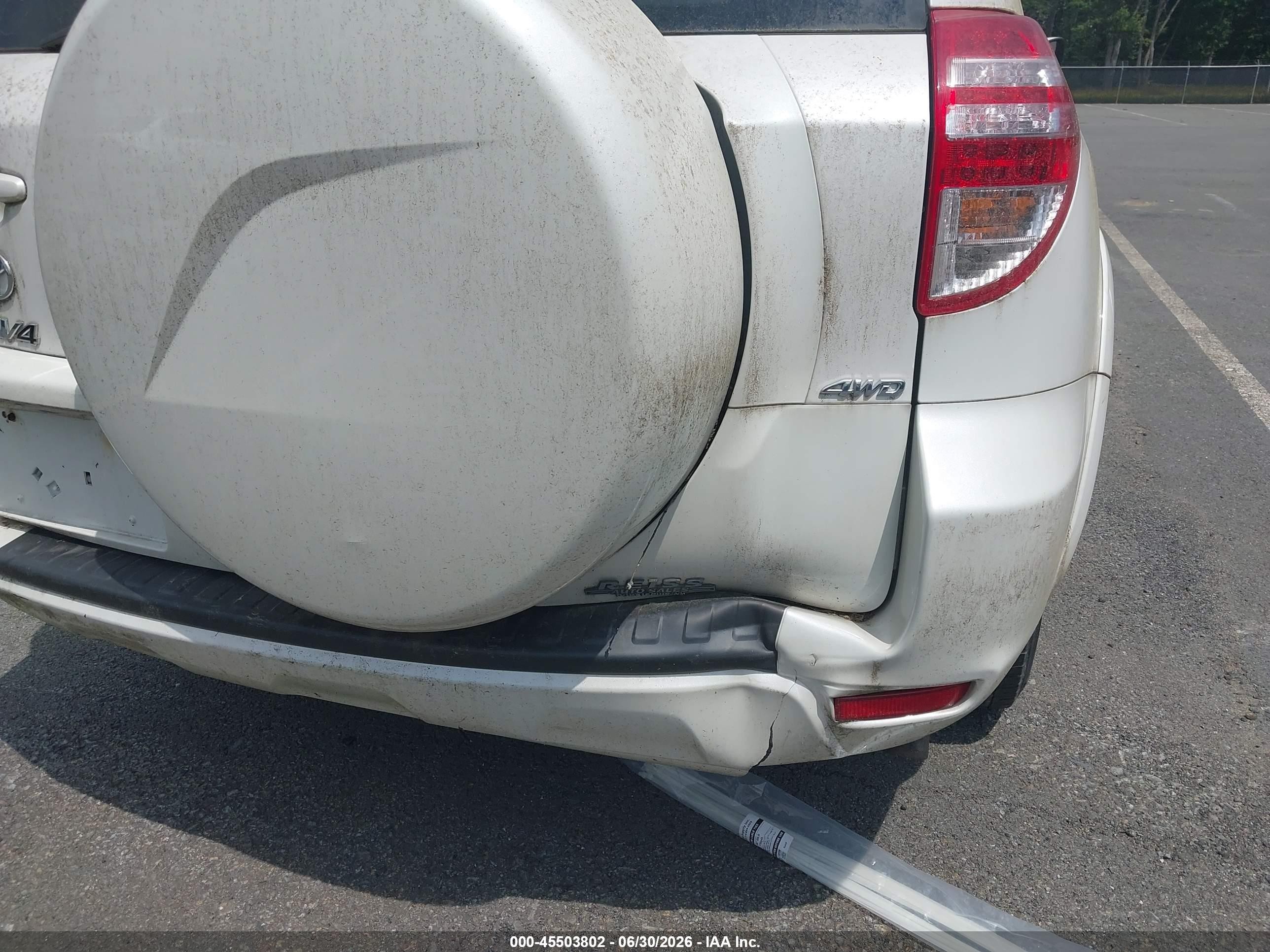 2012 Toyota Rav4 Limited White vin: 2T3DF4DV3CW249678