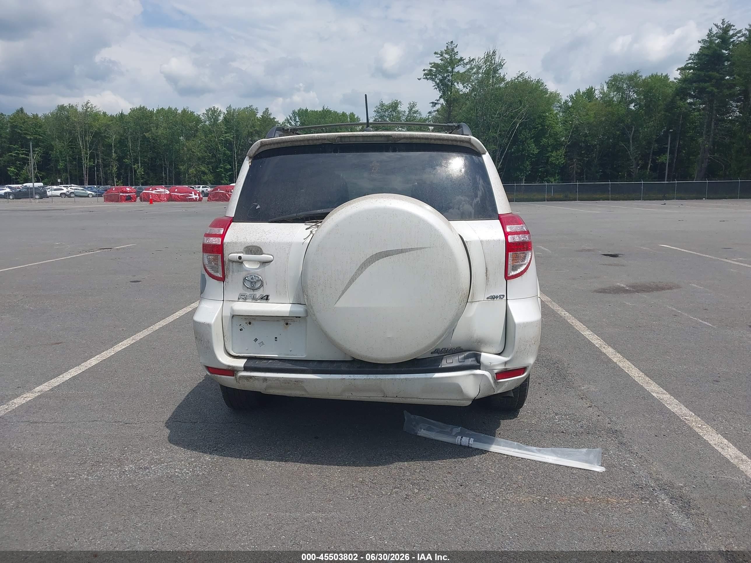2012 Toyota Rav4 Limited White vin: 2T3DF4DV3CW249678