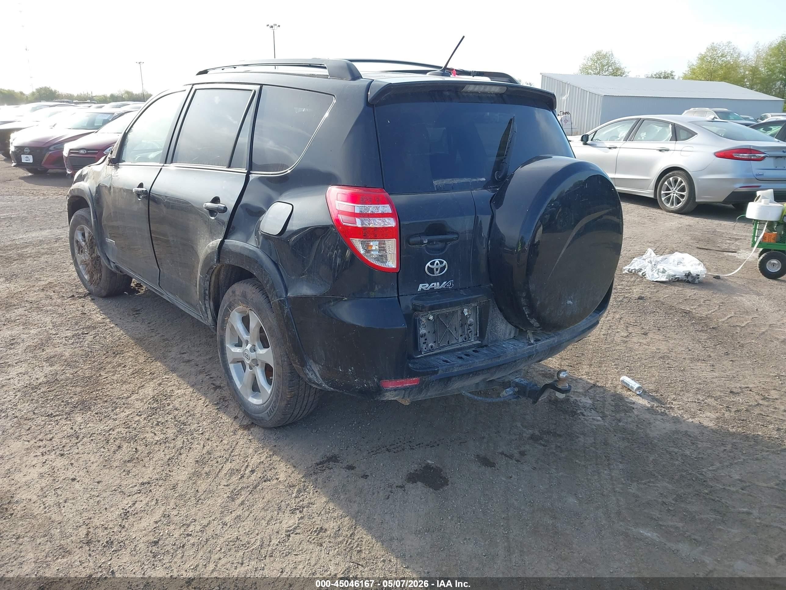 2012 Toyota Rav4 Limited Black vin: 2T3DF4DV3CW263208