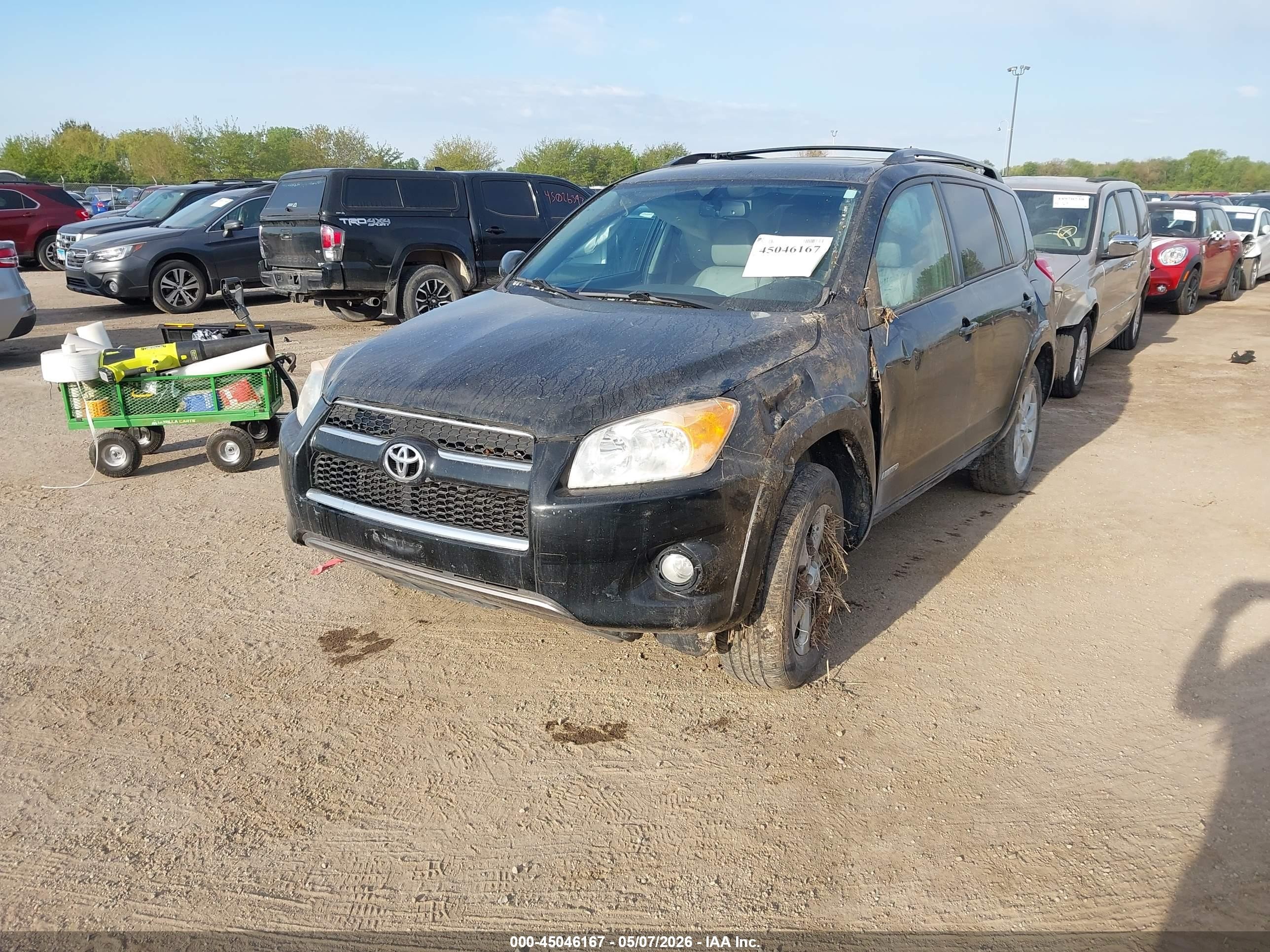 2012 Toyota Rav4 Limited Black vin: 2T3DF4DV3CW263208