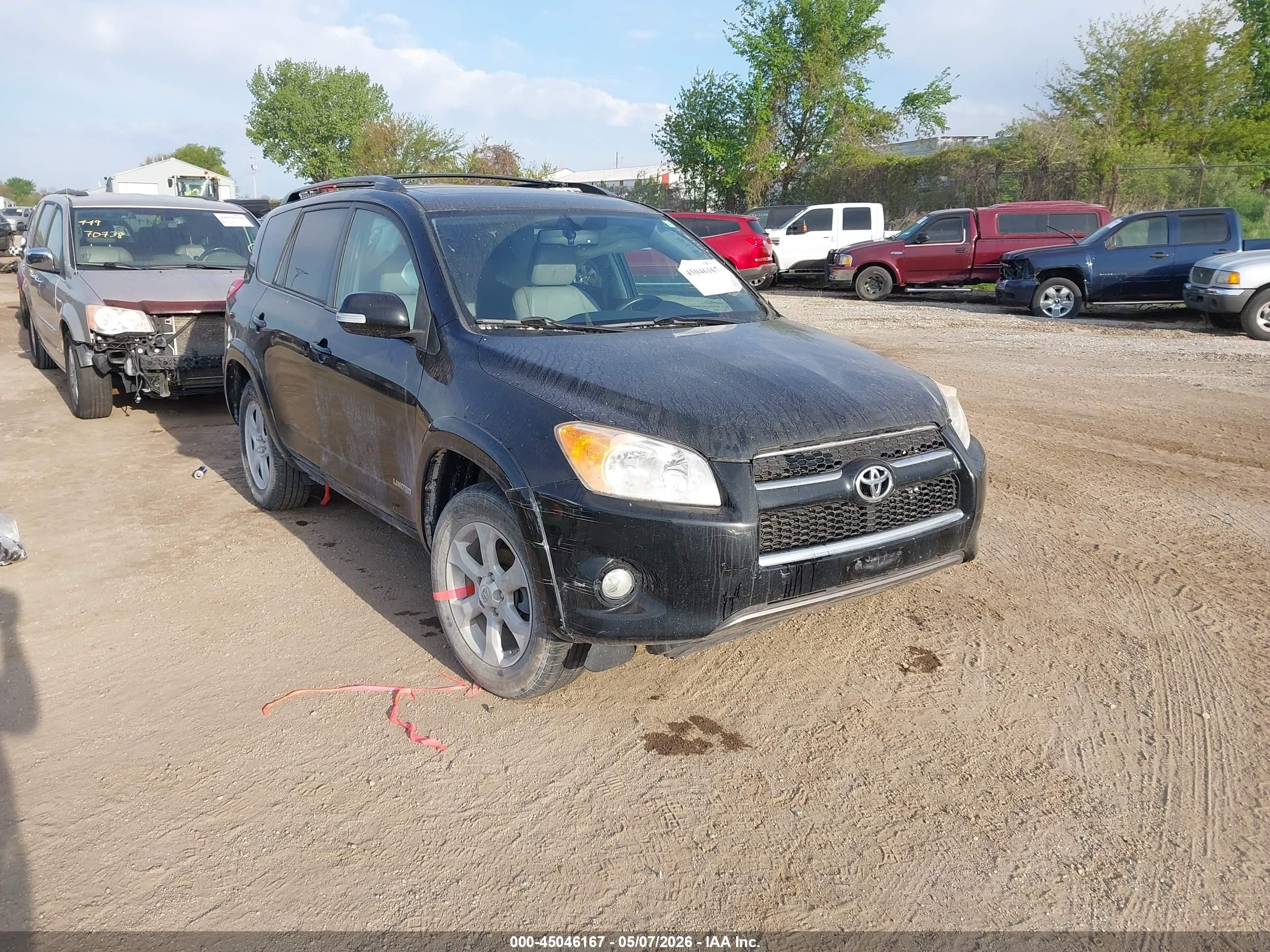 2012 Toyota Rav4 Limited Black vin: 2T3DF4DV3CW263208