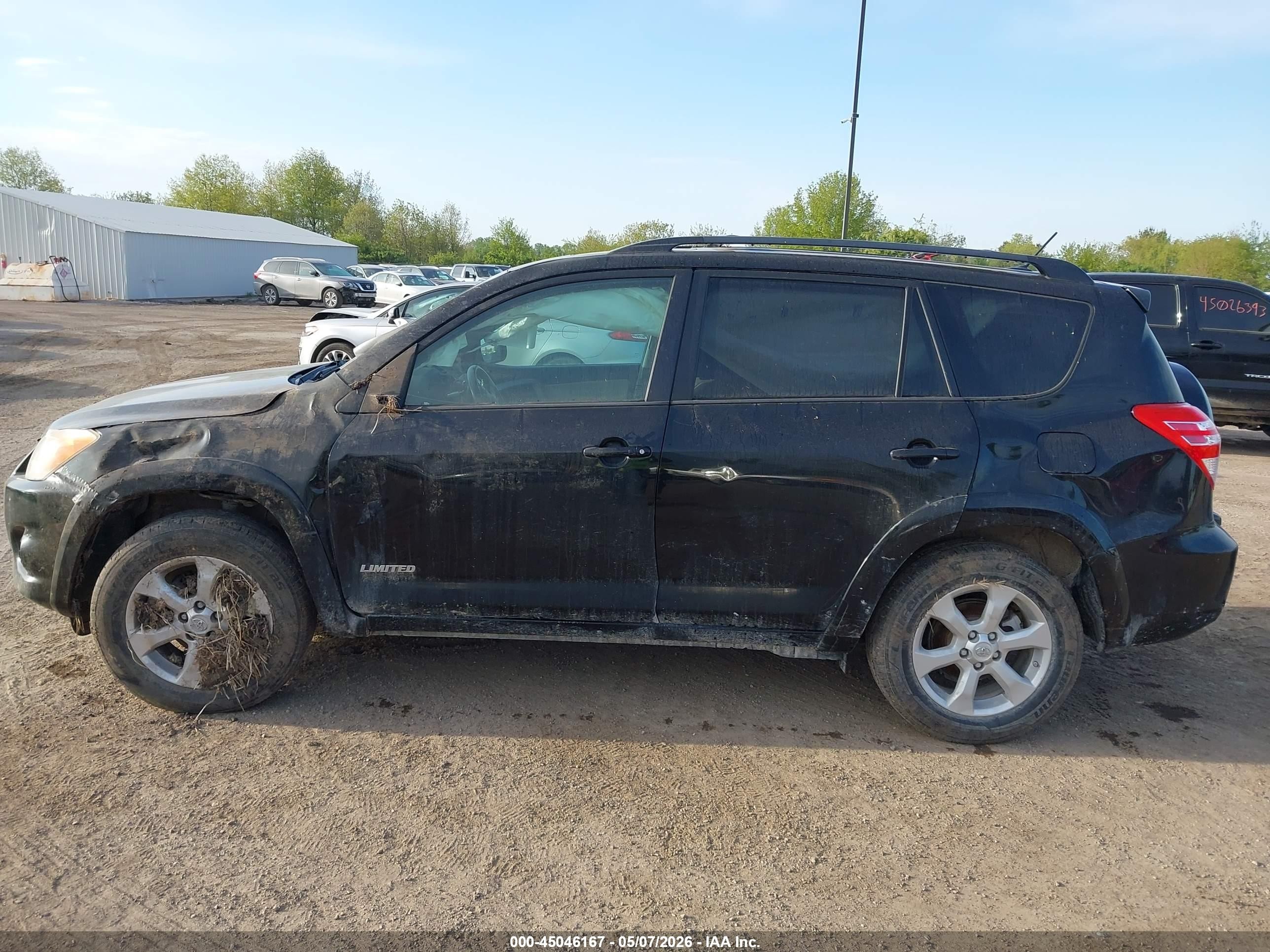 2012 Toyota Rav4 Limited Black vin: 2T3DF4DV3CW263208