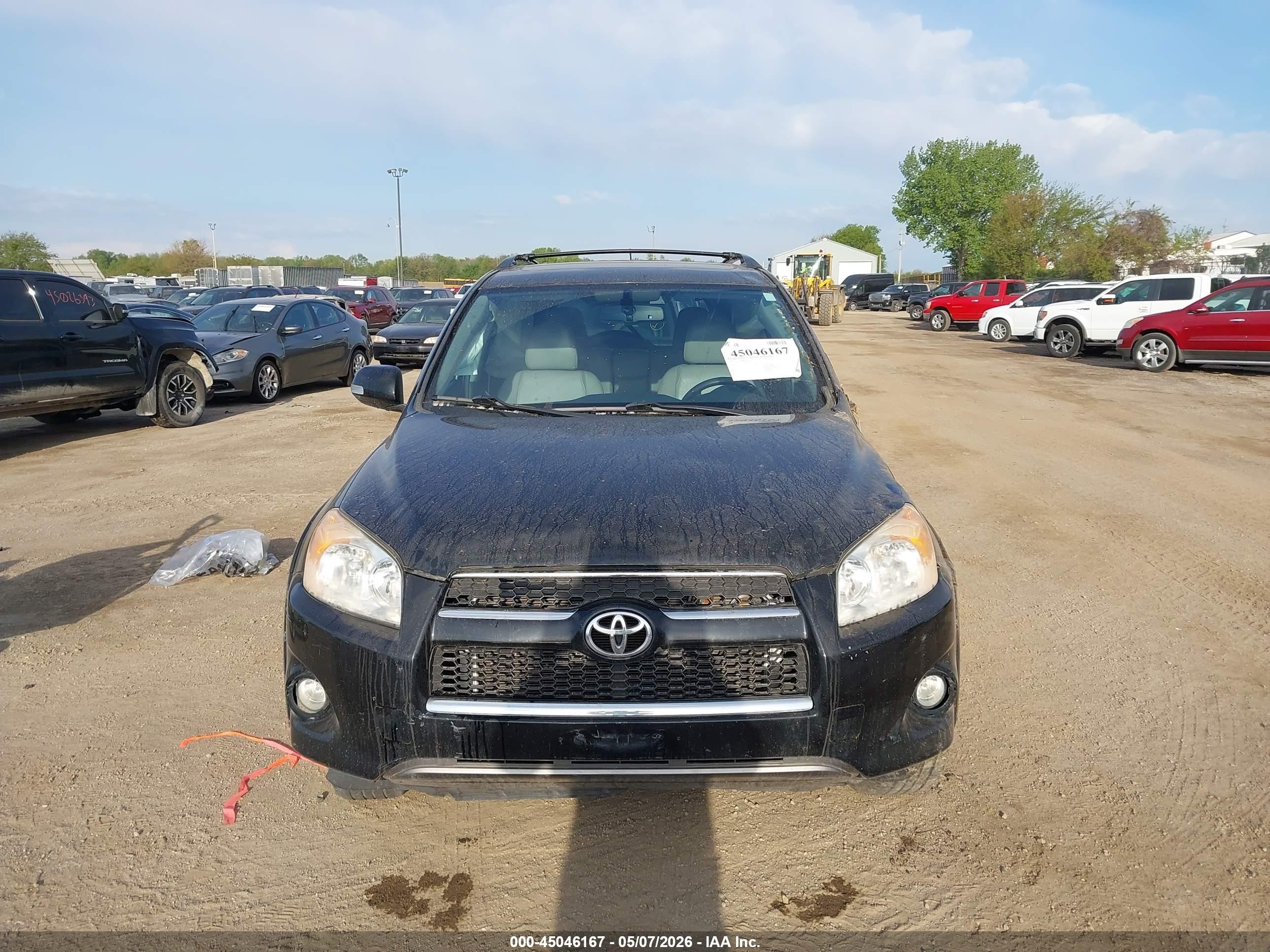 2012 Toyota Rav4 Limited Black vin: 2T3DF4DV3CW263208