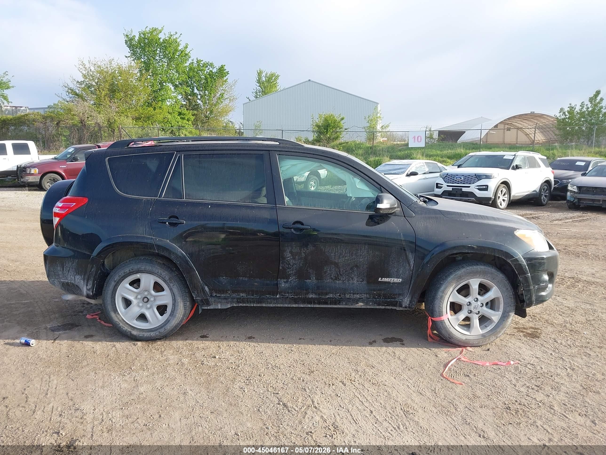 2012 Toyota Rav4 Limited Black vin: 2T3DF4DV3CW263208
