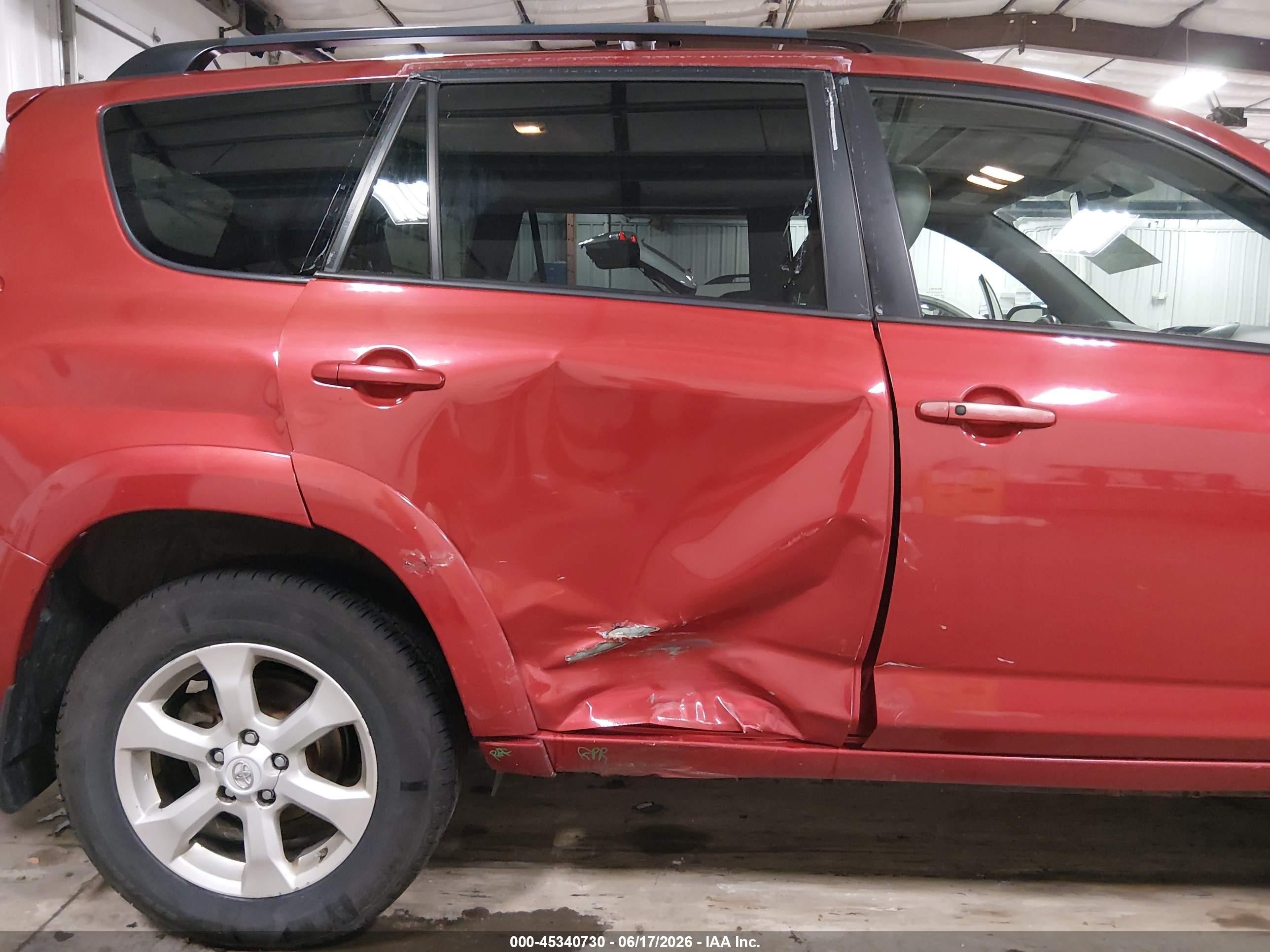 2010 Toyota Rav4 Limited Red vin: 2T3DF4DV4AW076427