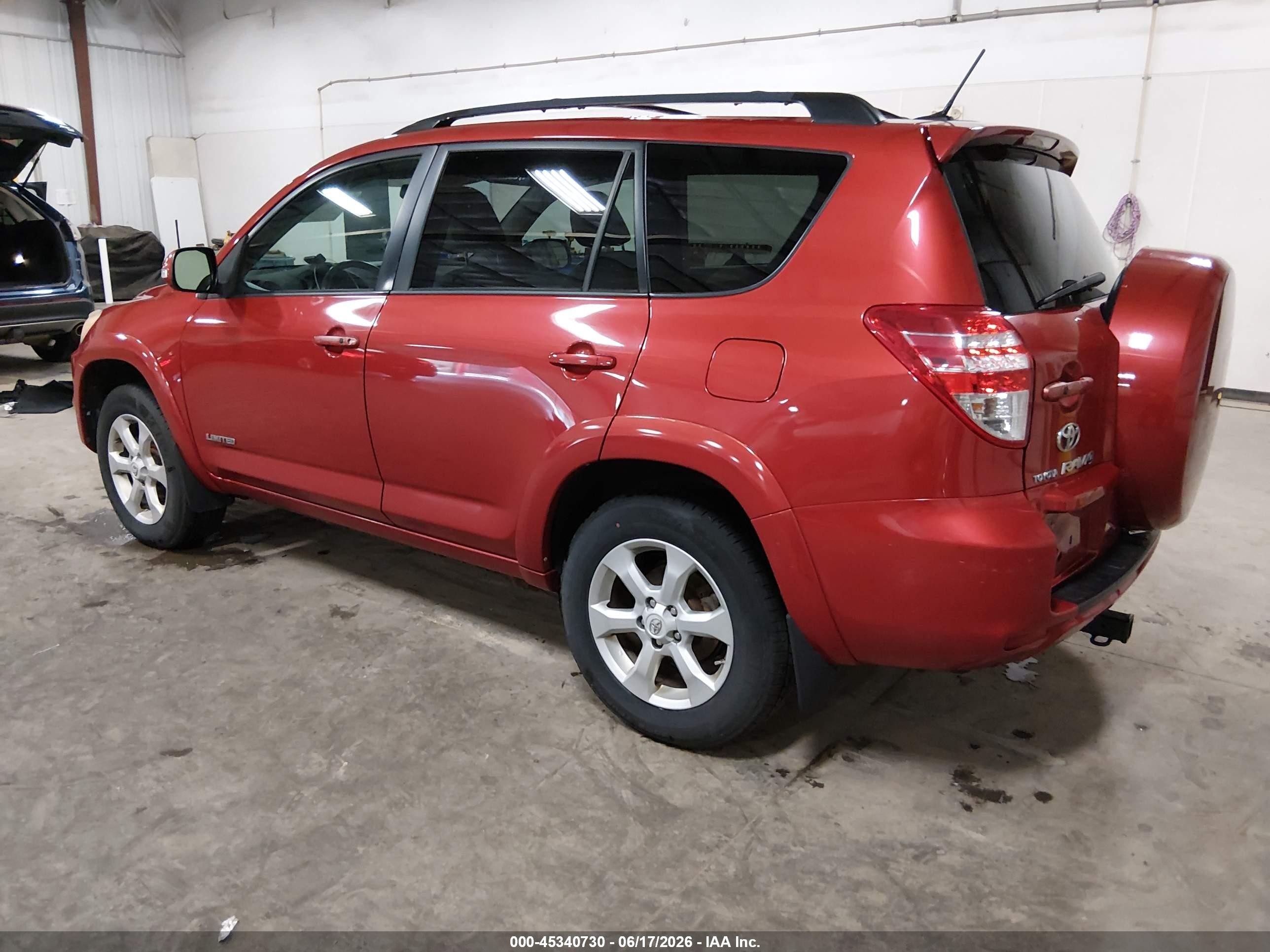 2010 Toyota Rav4 Limited Red vin: 2T3DF4DV4AW076427