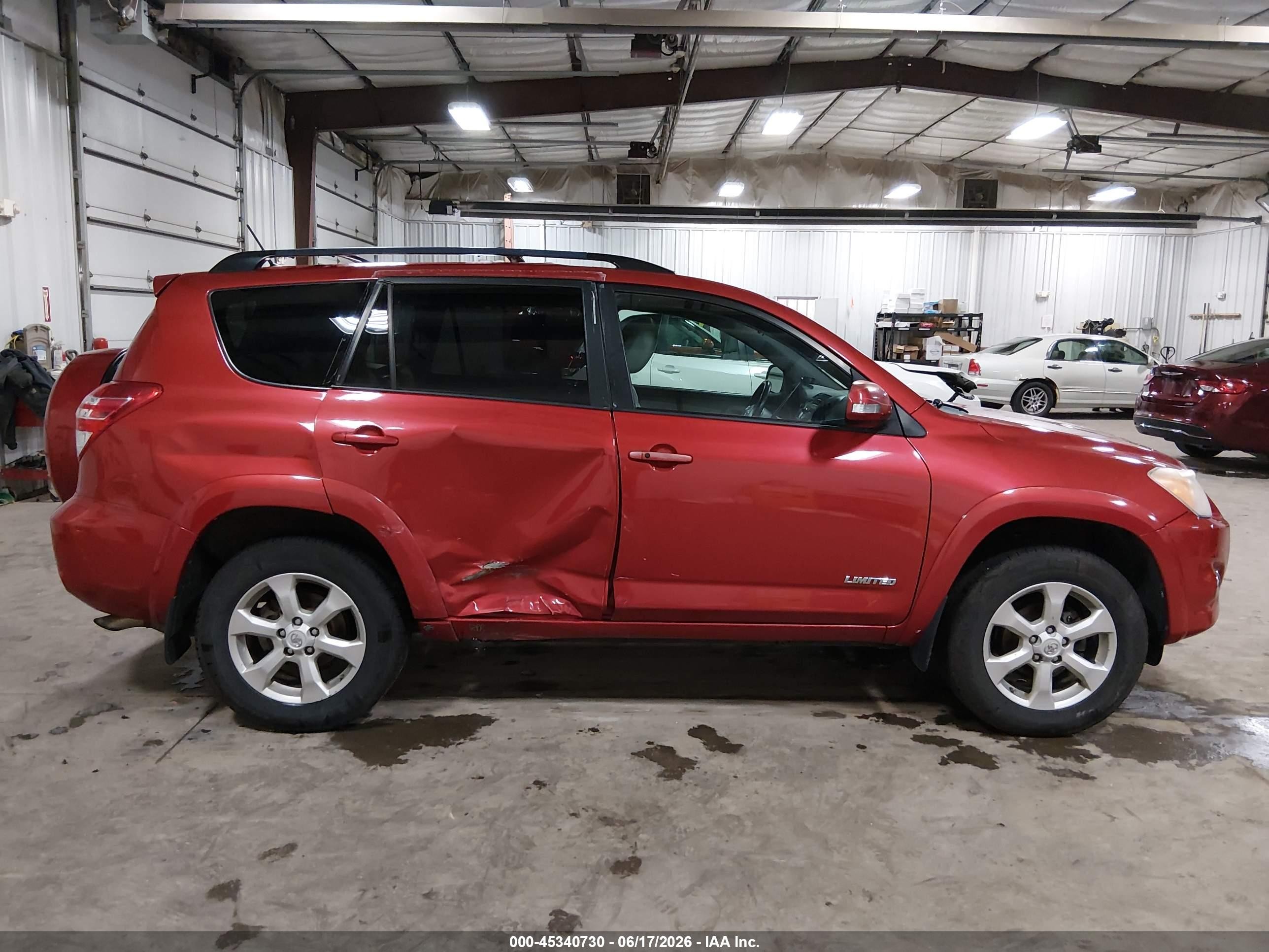 2010 Toyota Rav4 Limited Red vin: 2T3DF4DV4AW076427