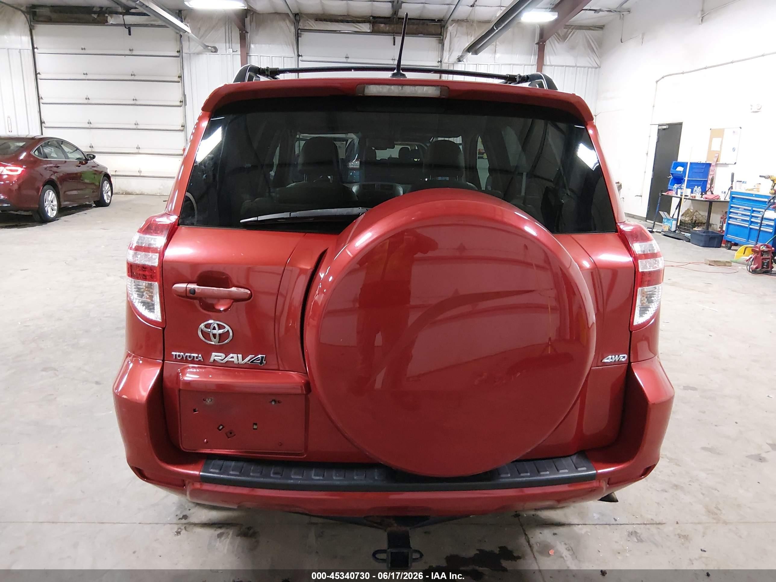 2010 Toyota Rav4 Limited Red vin: 2T3DF4DV4AW076427