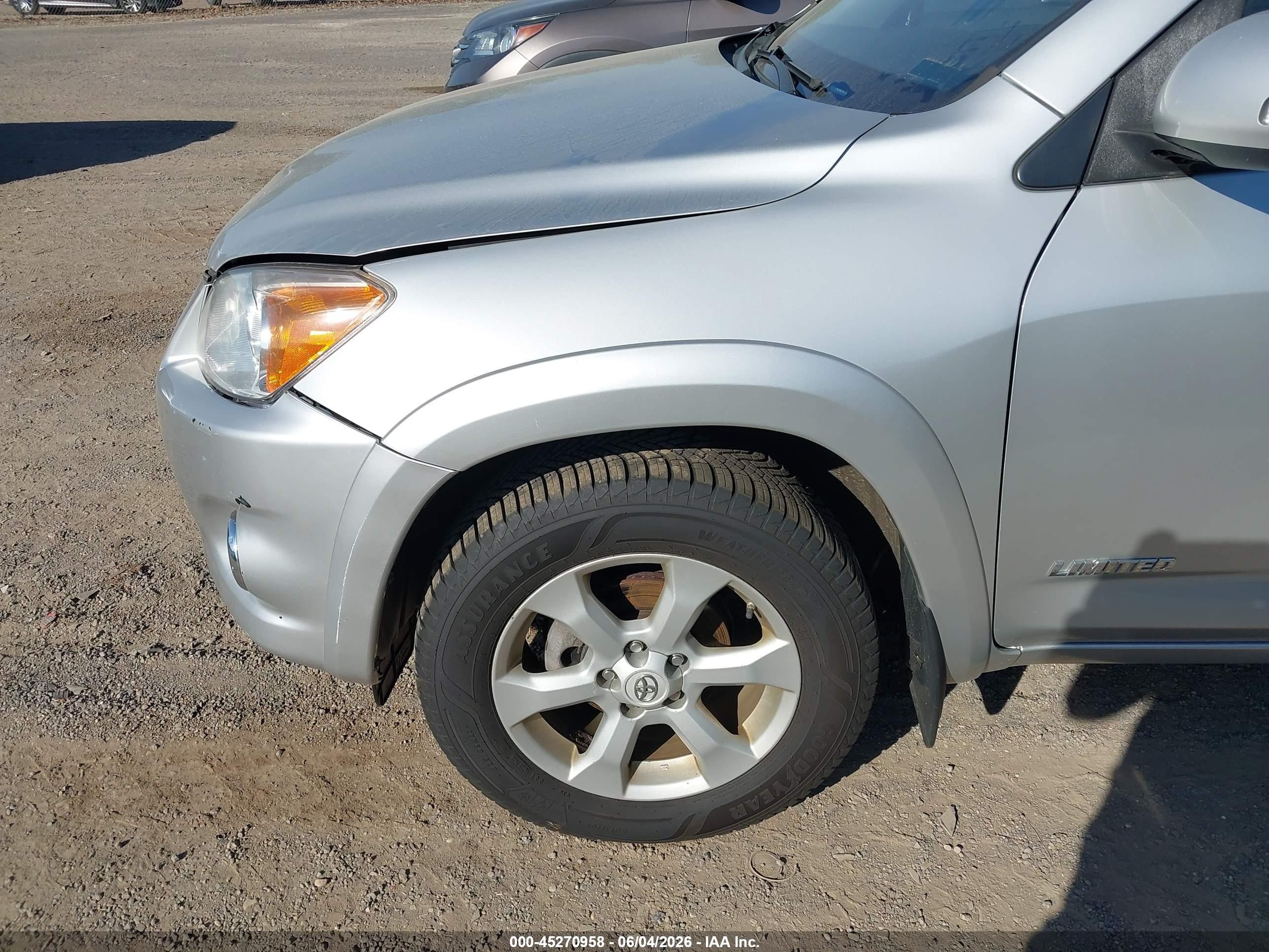 2011 Toyota Rav4 Limited Silver vin: 2T3DF4DV4BW121819
