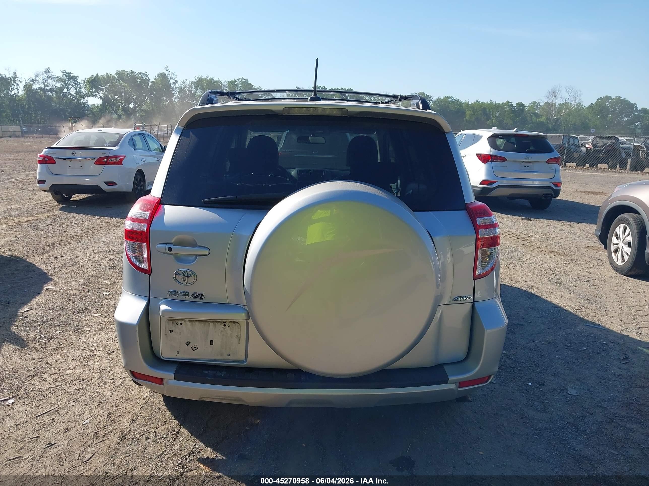2011 Toyota Rav4 Limited Silver vin: 2T3DF4DV4BW121819