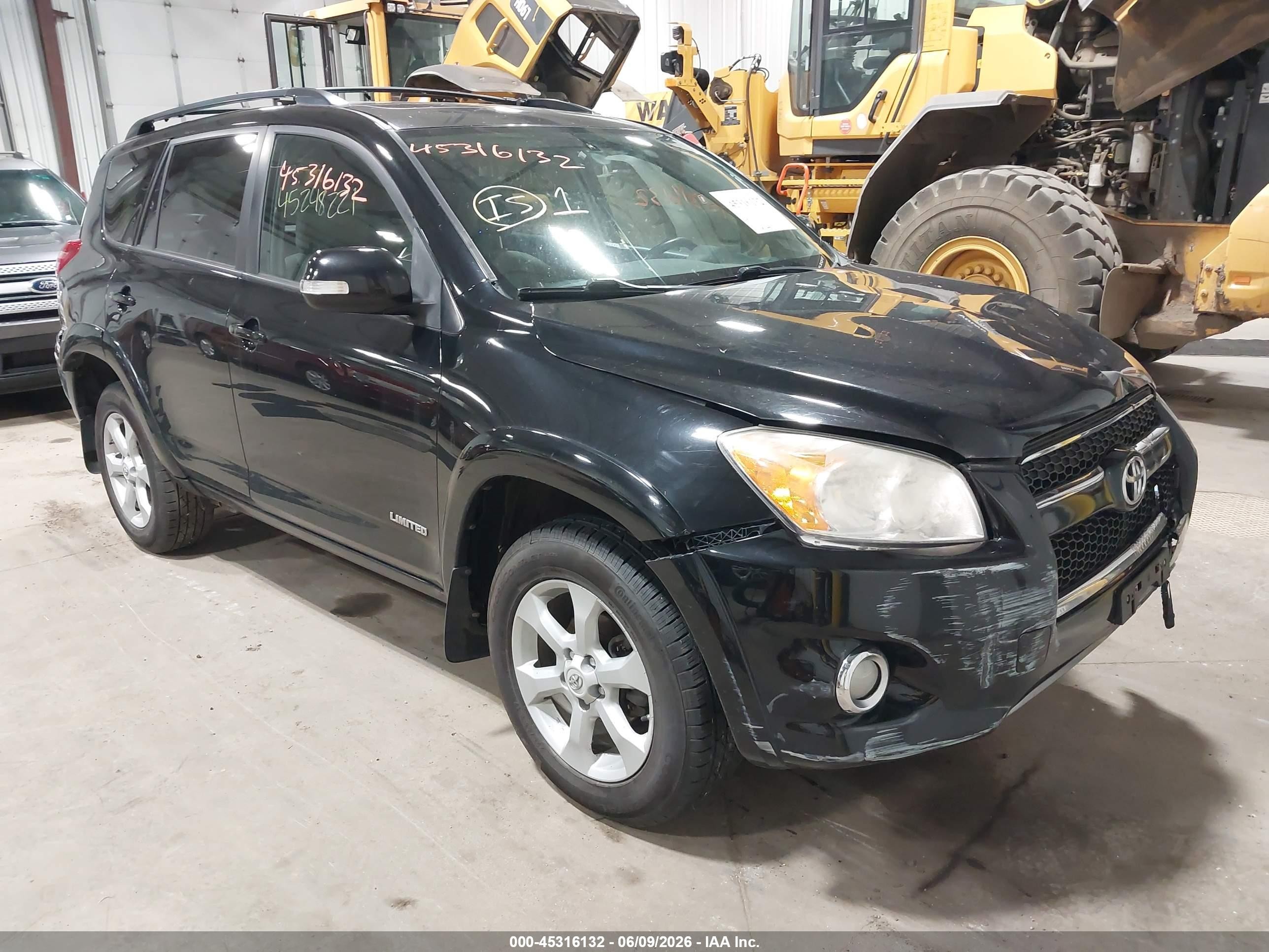 2011 Toyota Rav4 Limited Black vin: 2T3DF4DV4BW125837