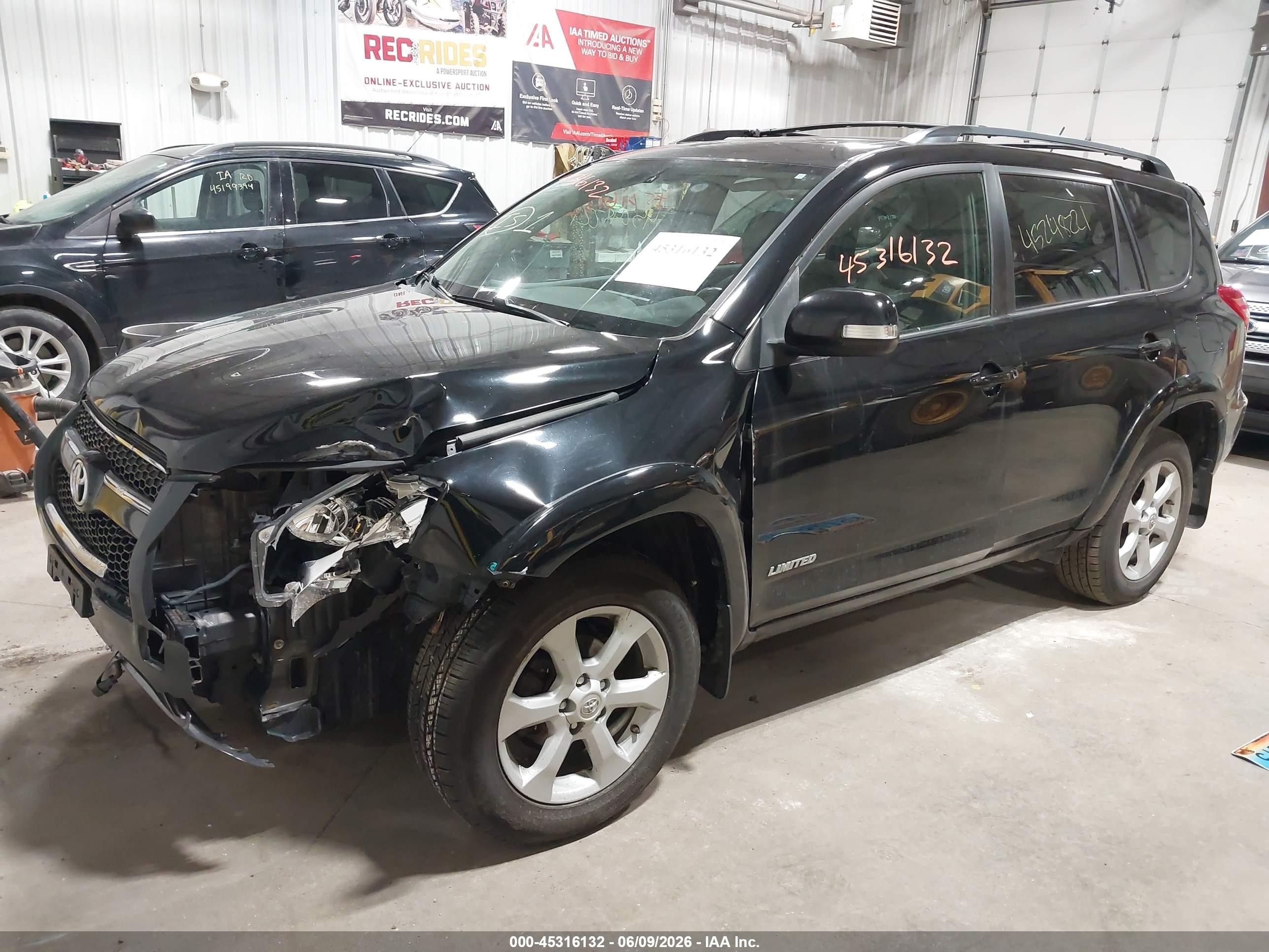 2011 Toyota Rav4 Limited Black vin: 2T3DF4DV4BW125837