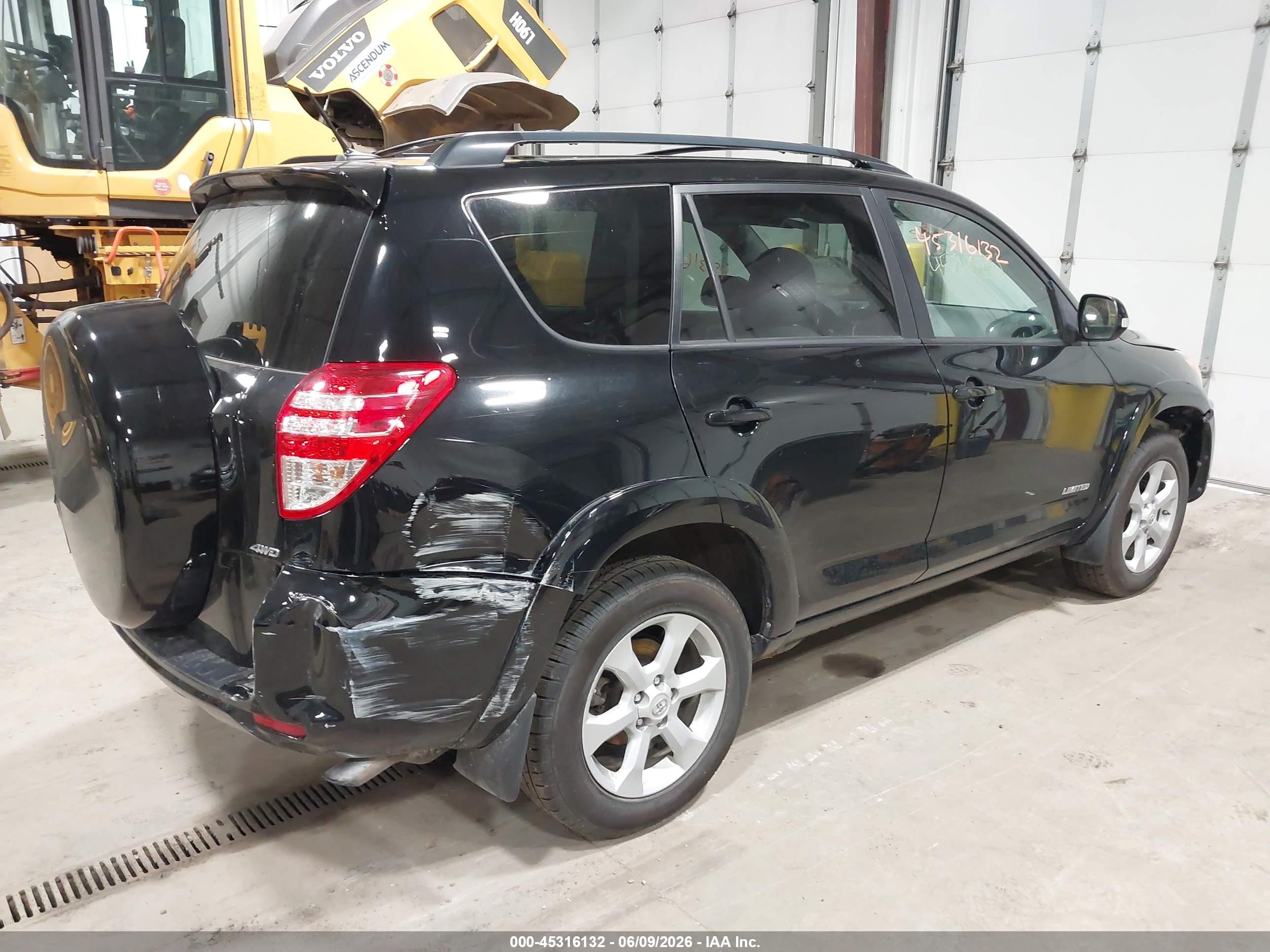 2011 Toyota Rav4 Limited Black vin: 2T3DF4DV4BW125837