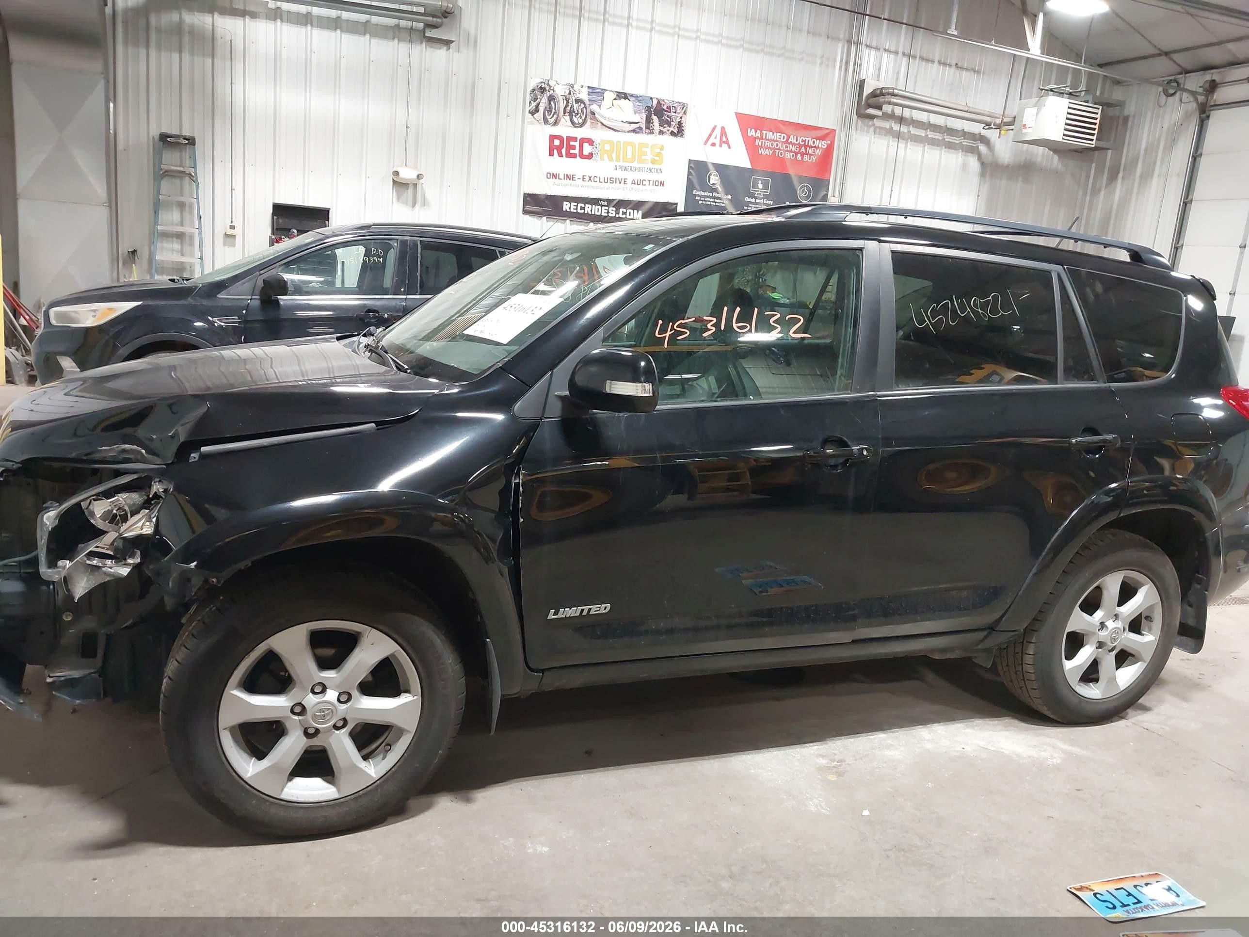 2011 Toyota Rav4 Limited Black vin: 2T3DF4DV4BW125837