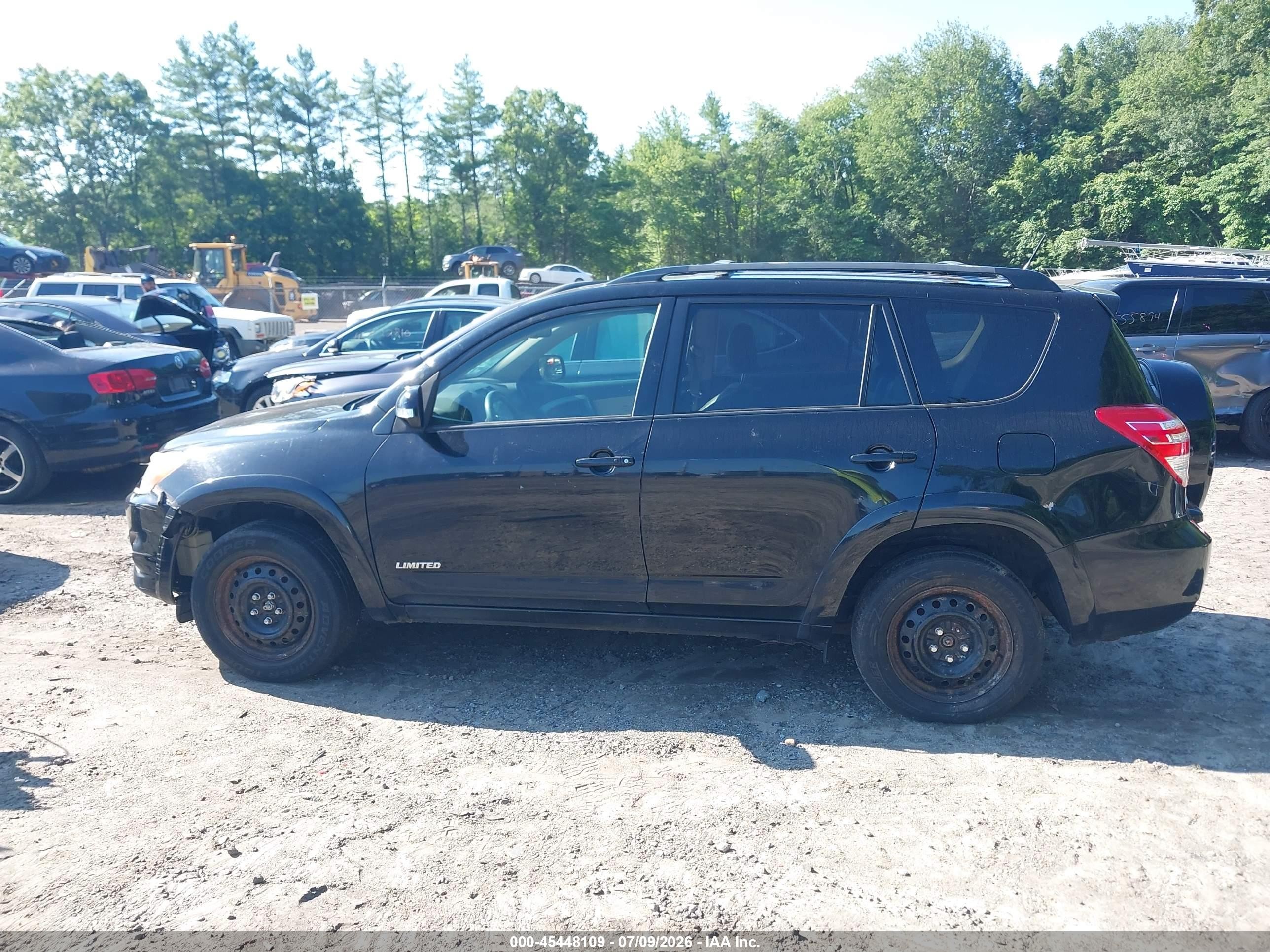 2011 Toyota Rav4 Limited Black vin: 2T3DF4DV4BW131332