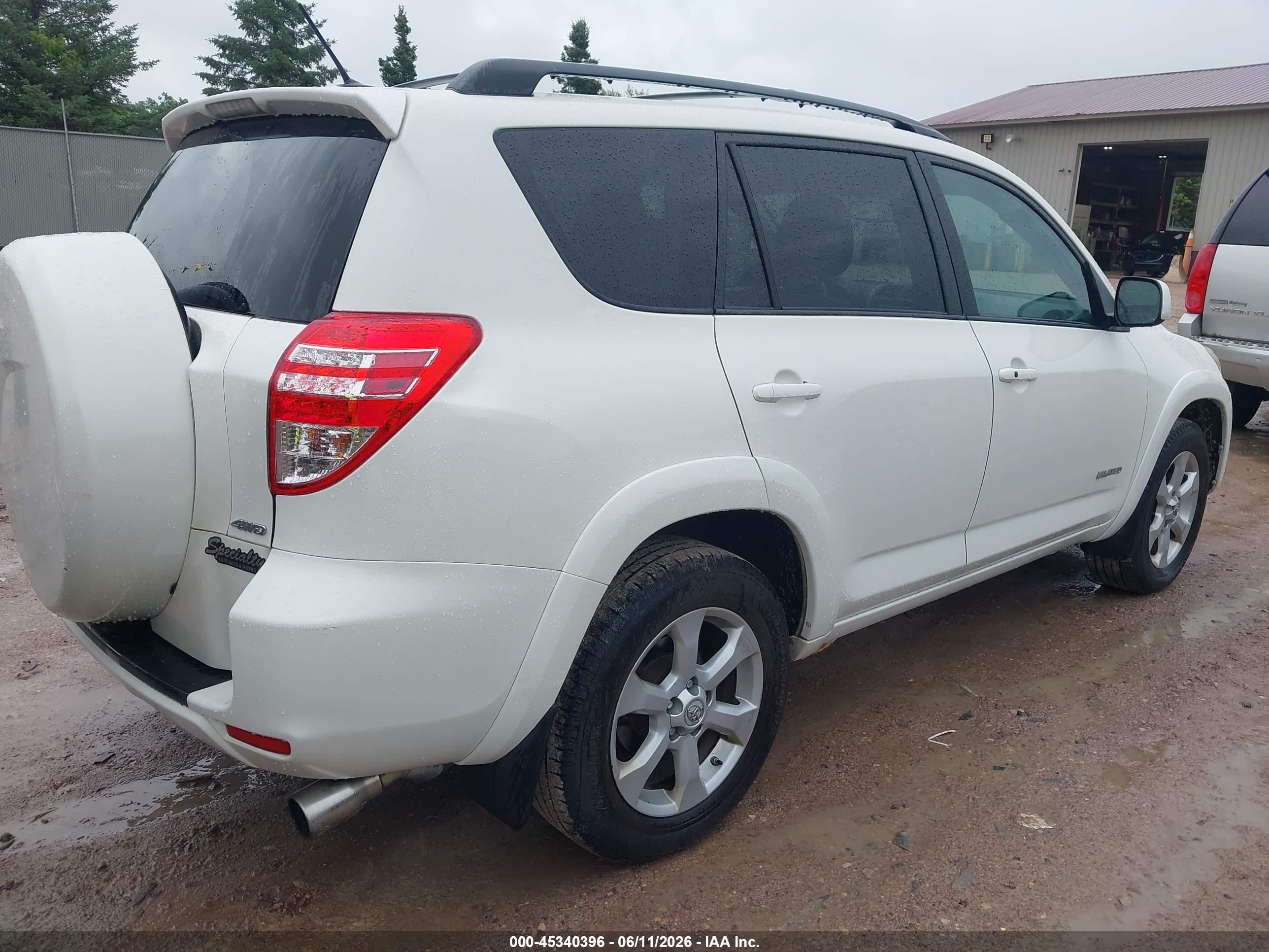 2012 Toyota Rav4 Limited White vin: 2T3DF4DV4CW204376
