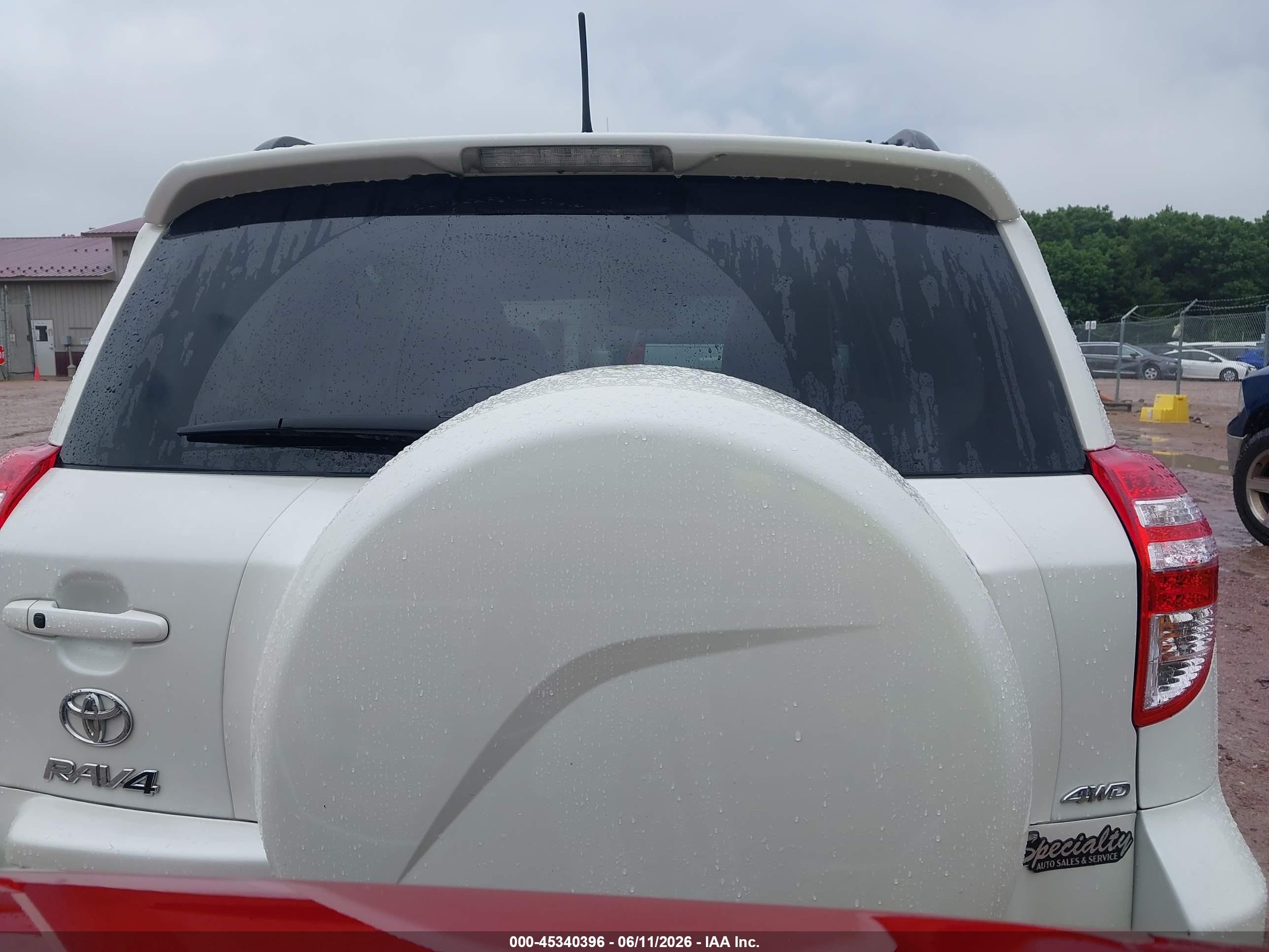 2012 Toyota Rav4 Limited White vin: 2T3DF4DV4CW204376